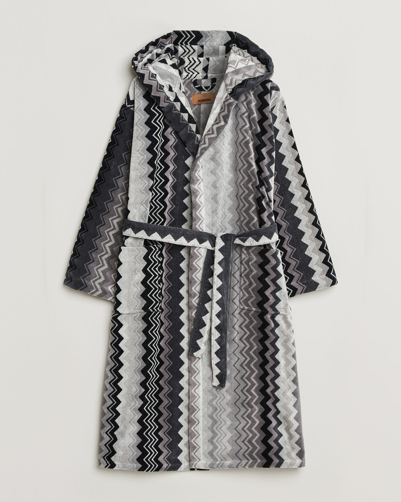 Heren | Pyjama's en gewaden | Missoni Home | Giacomo Hooded Bathrobe Multi Black