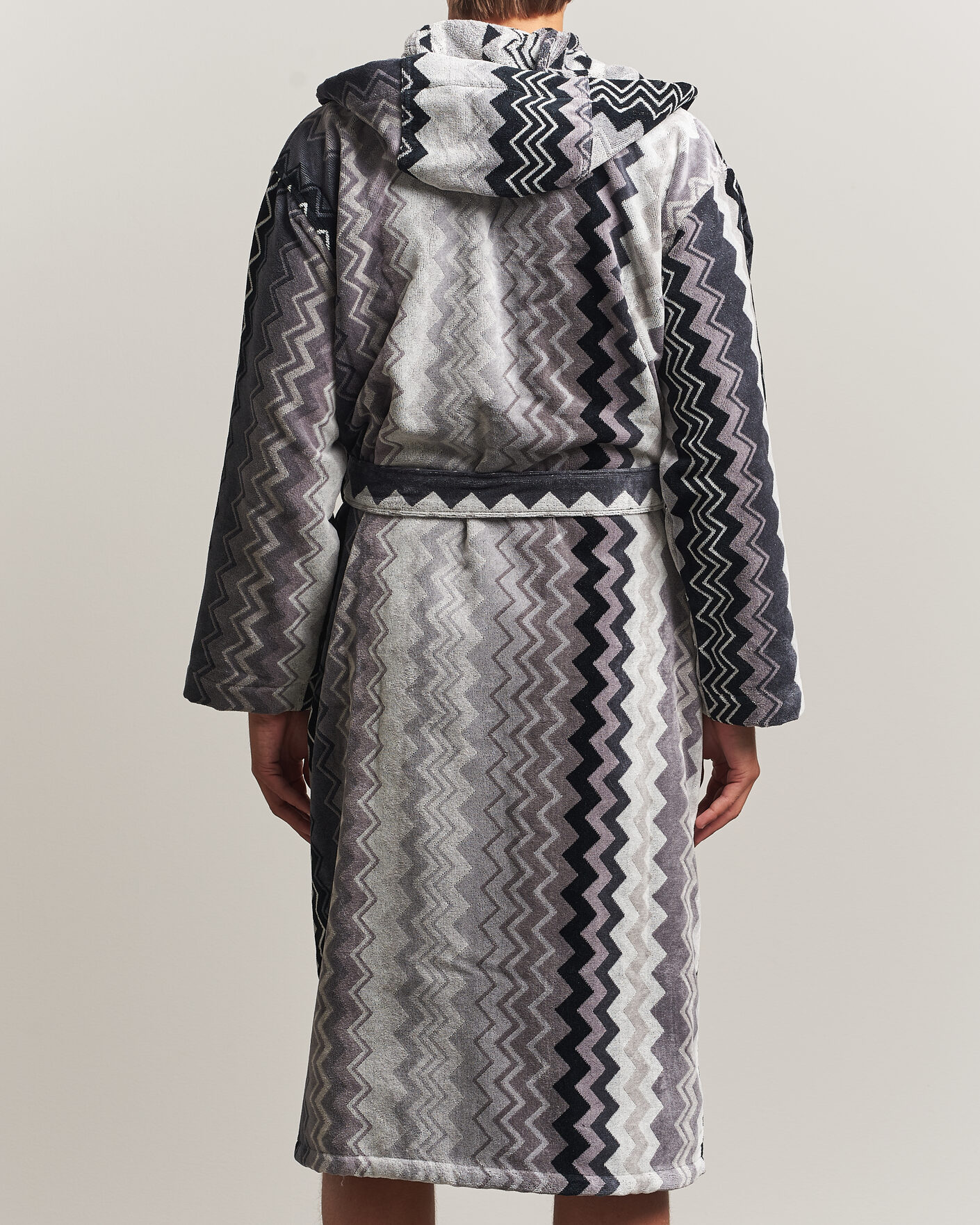 Heren | Pyjama's en gewaden | Missoni Home | Giacomo Hooded Bathrobe Multi Black