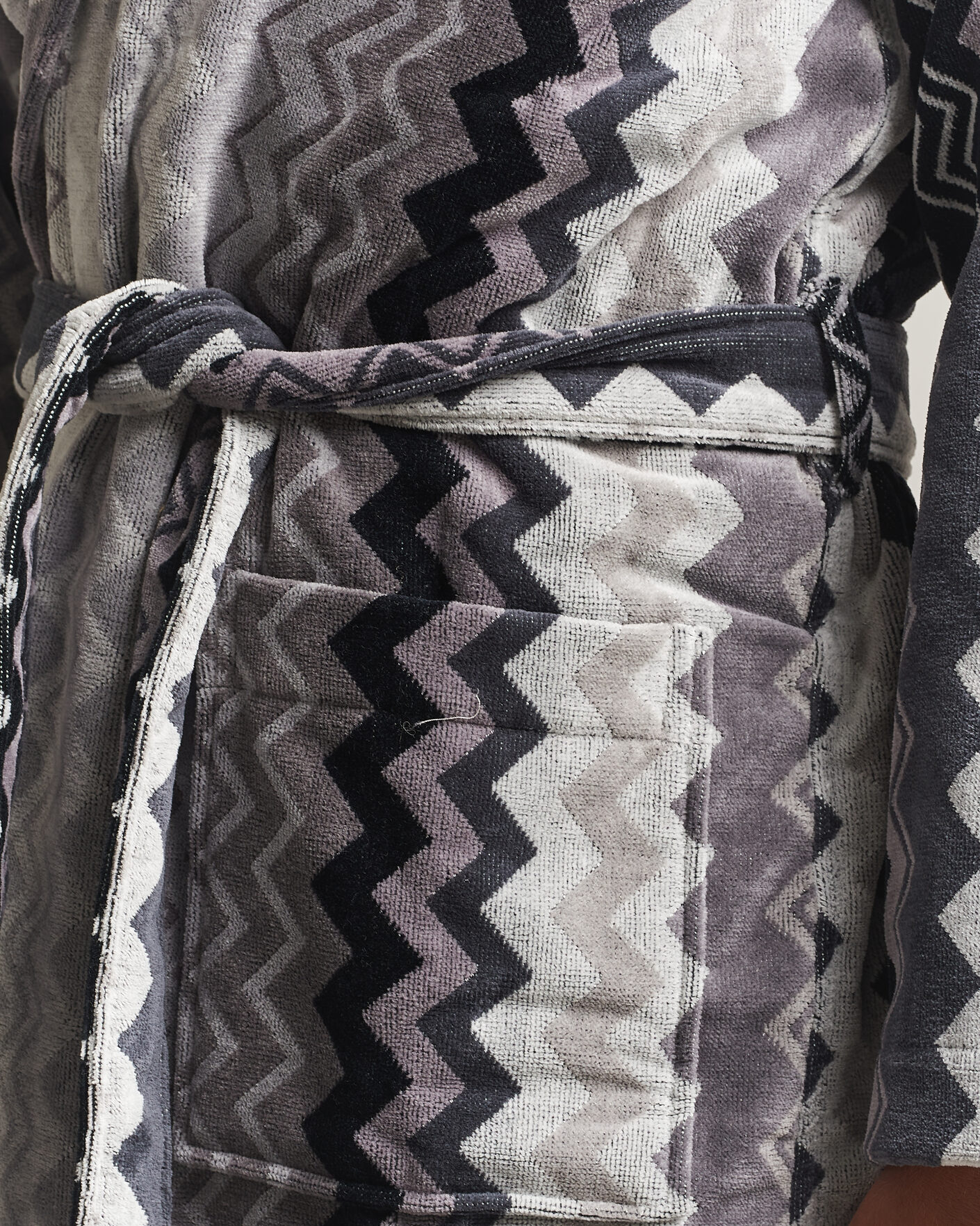 Heren | Pyjama's en gewaden | Missoni Home | Giacomo Hooded Bathrobe Multi Black