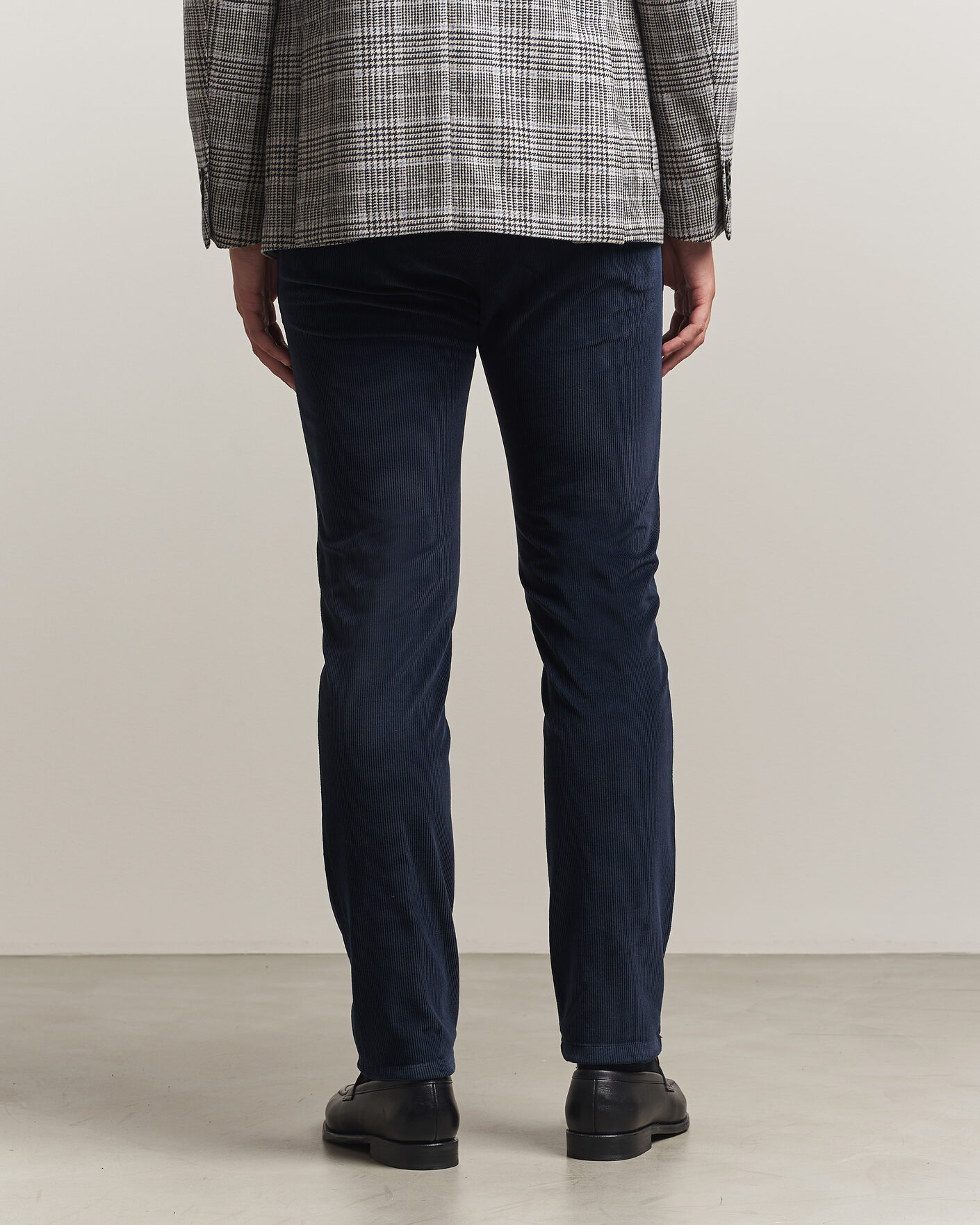 Heren | Broeken | Briglia 1949 | Slim Fit Corduroy Trousers Navy