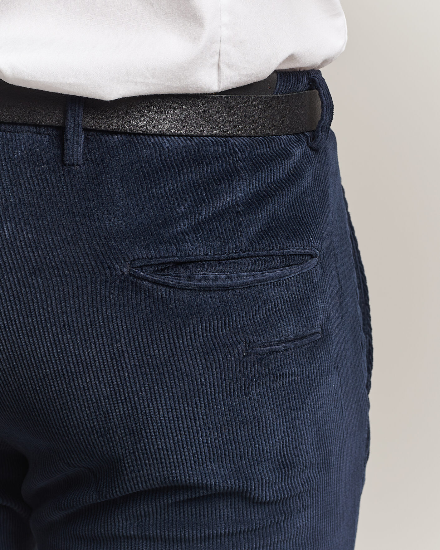 Heren | Broeken | Briglia 1949 | Slim Fit Corduroy Trousers Navy