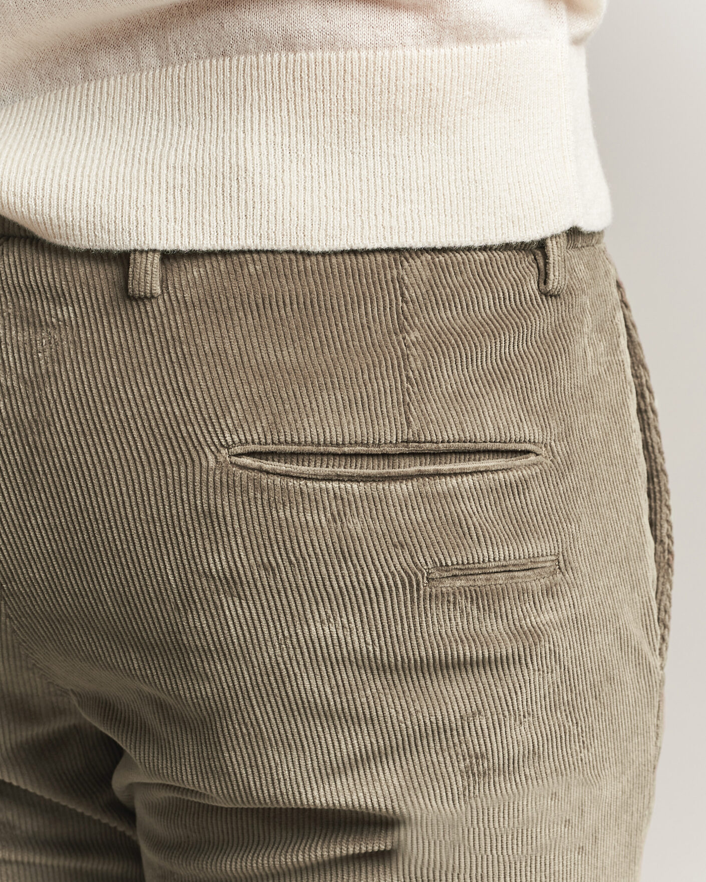Heren | Broeken | Briglia 1949 | Slim Fit Corduroy Trousers Taupe