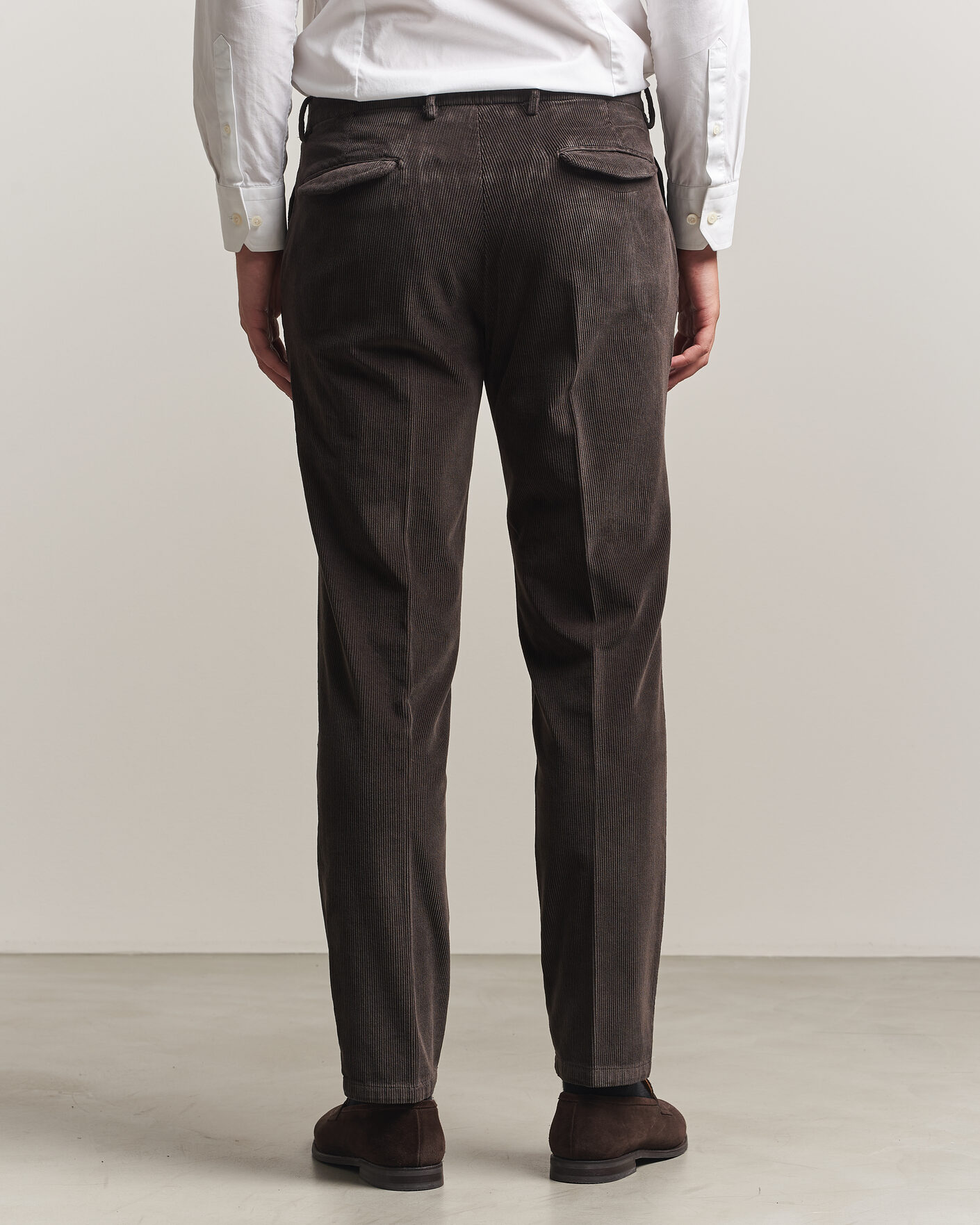Heren | Broeken | Briglia 1949 | Easy Fit Corduroy Trousers Brown