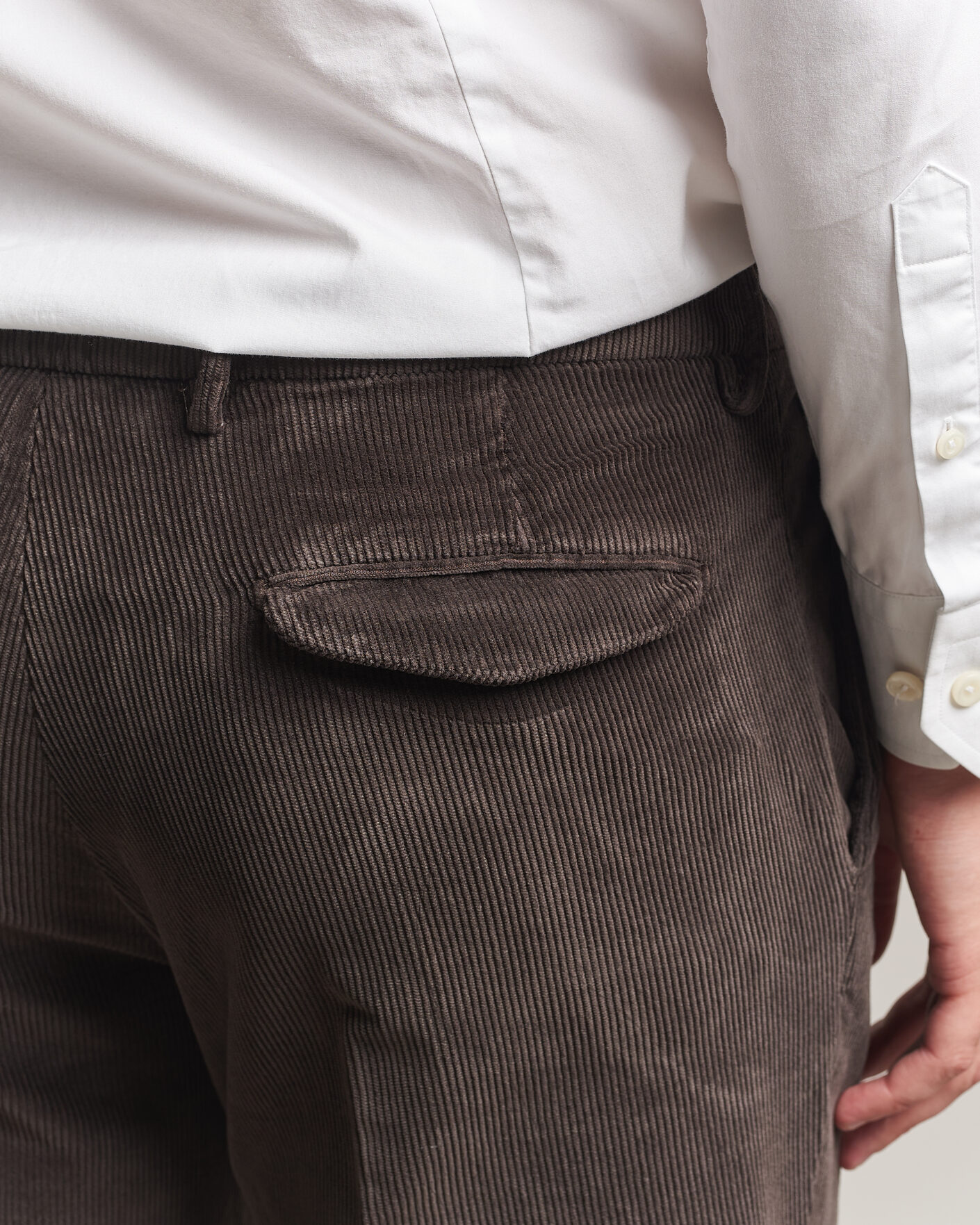 Heren | Broeken | Briglia 1949 | Easy Fit Corduroy Trousers Brown