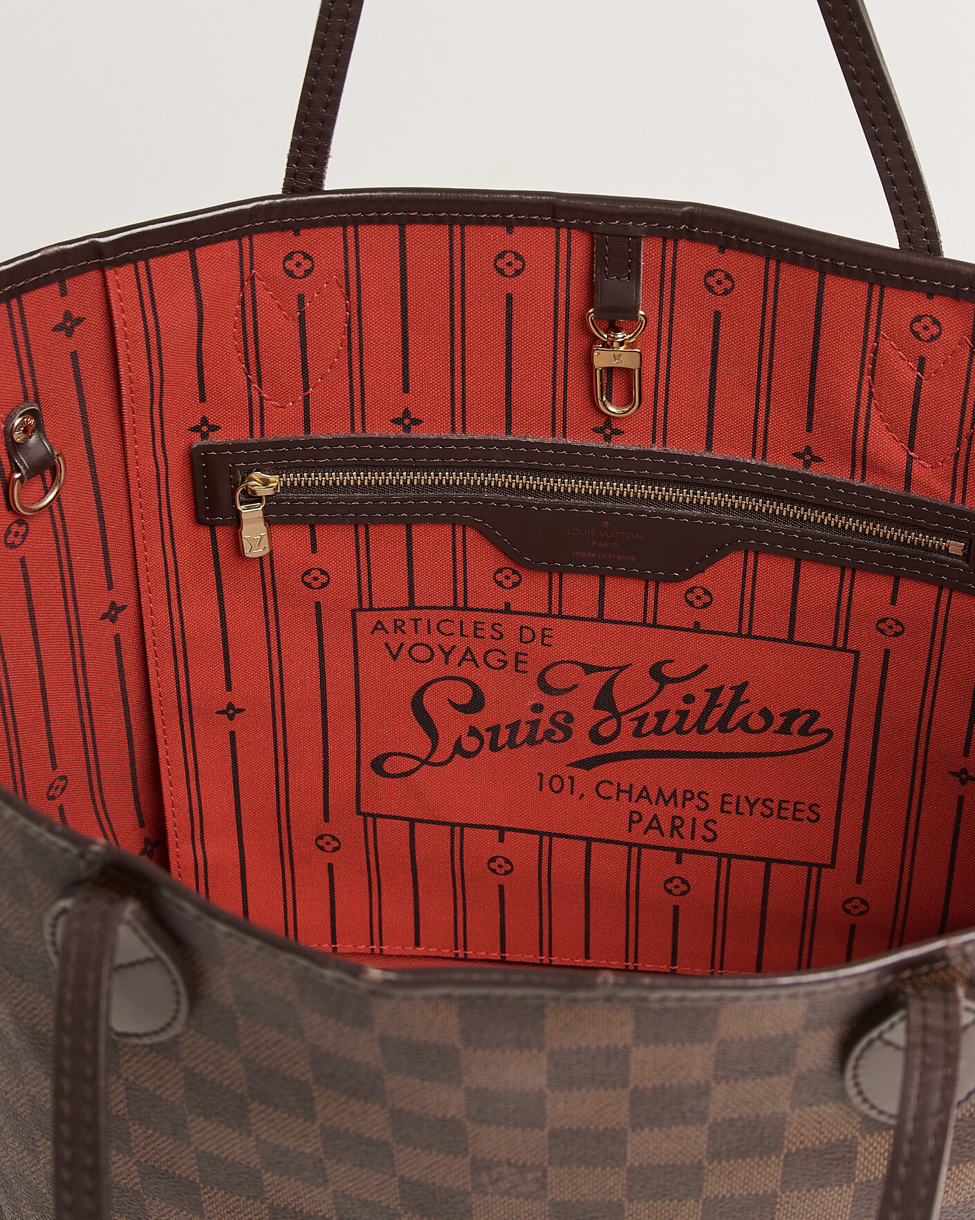 Heren | Pre-Owned & Vintage Bags | Louis Vuitton Pre-Owned | Nevelfull MM Damier Ebene