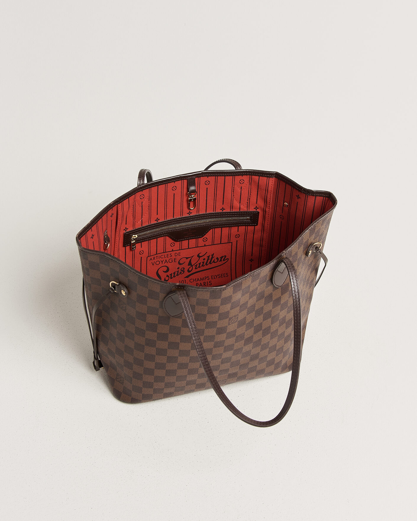 Heren | Pre-Owned & Vintage Bags | Louis Vuitton Pre-Owned | Nevelfull MM Damier Ebene