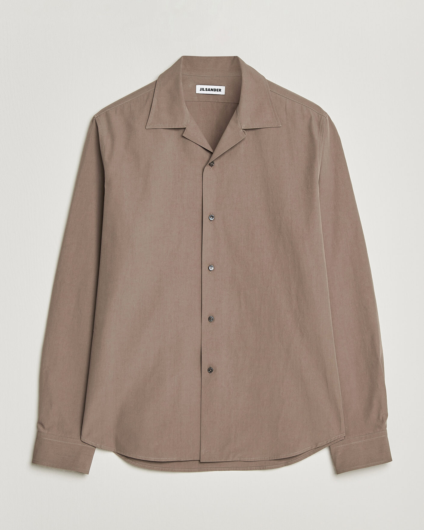 Heren | Overhemden | Jil Sander | Crispy Washed Cotton Shirt Taupe