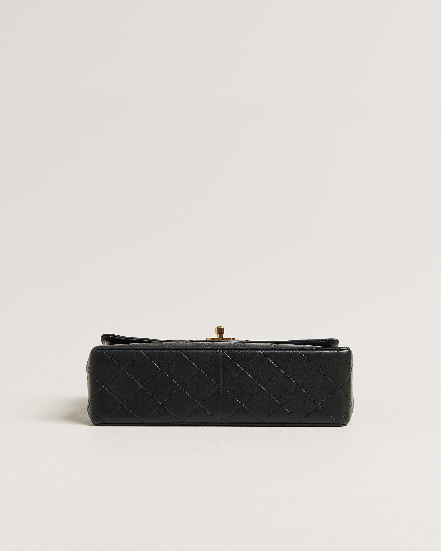 Heren | Pre-Owned & Vintage Bags | Chanel Pre-Owned | Classic Medium Square Double Flap Bag Lambskin Black