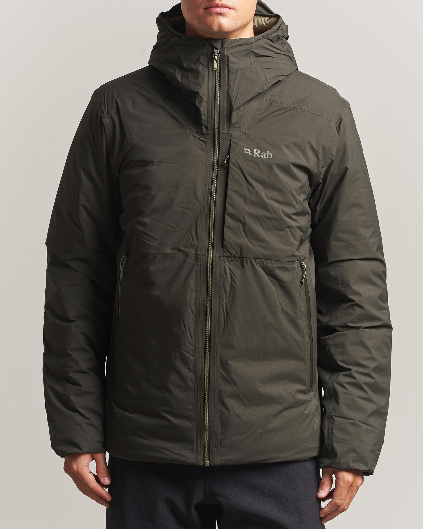 Heren | Jassen | Rab | Microlight Waterproof Shield Jacket Dark Army