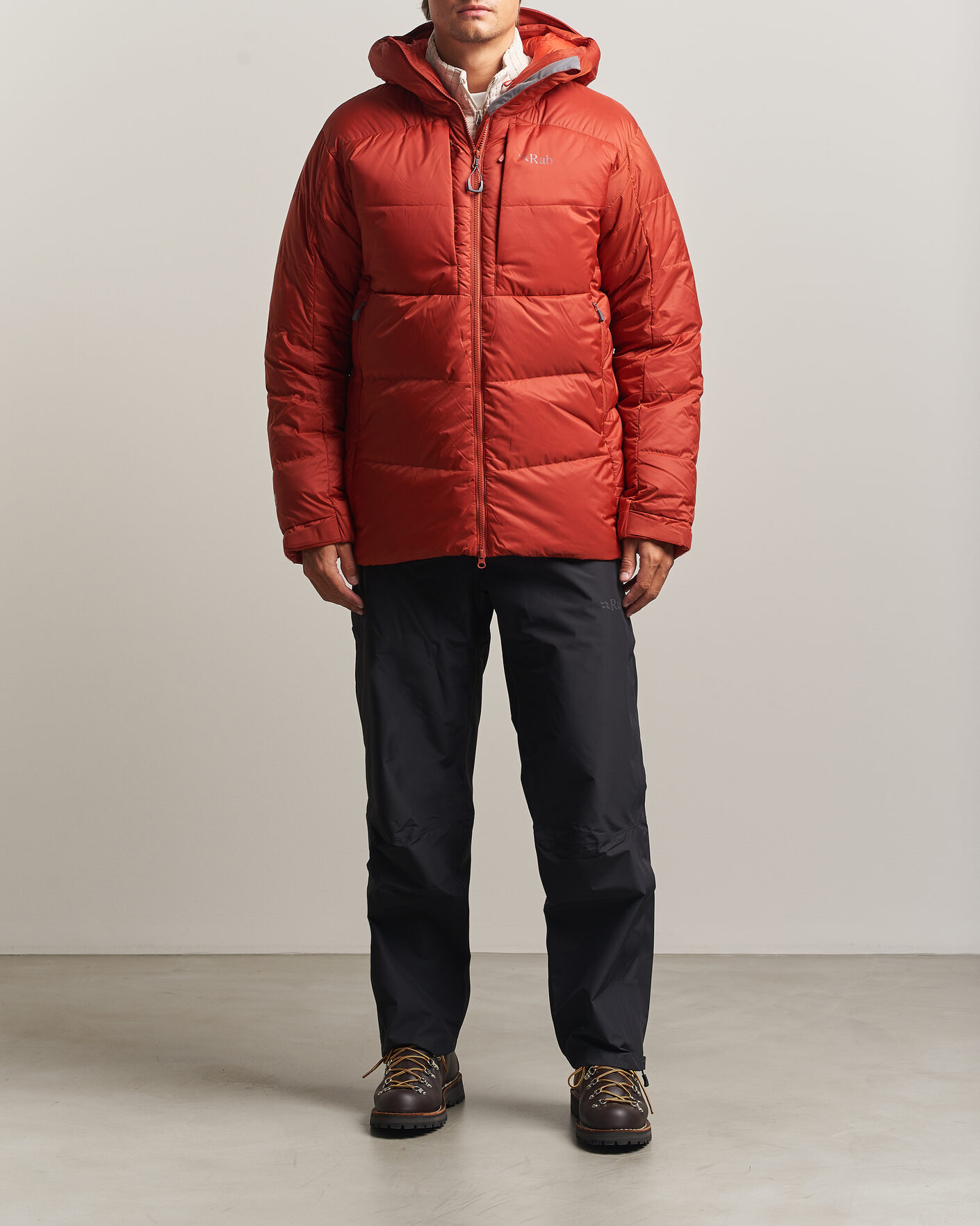 Heren | Jassen | Rab | Positron Pro Hoody Down Jacket Tuscan Red