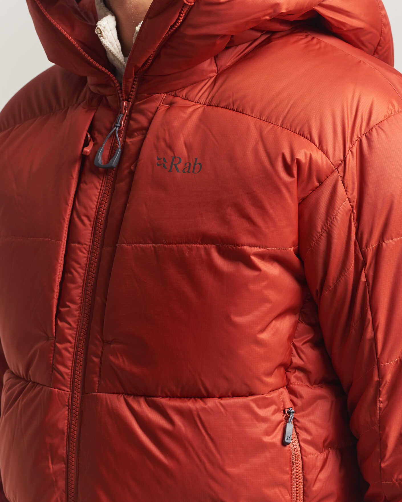 Heren | Jassen | Rab | Positron Pro Hoody Down Jacket Tuscan Red