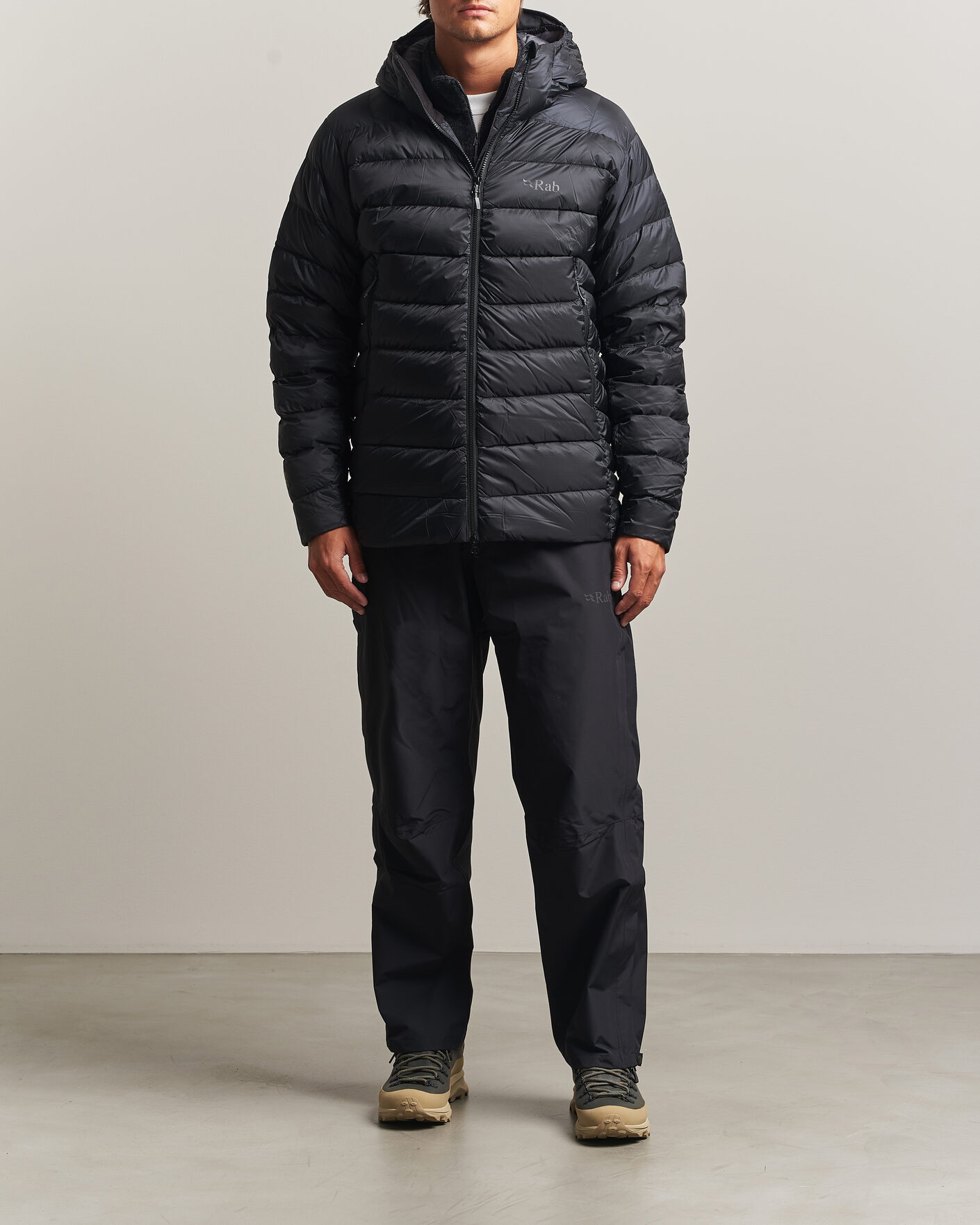 Heren | Jassen | Rab | Electron Pro Hoody Mid Down Jacket Black