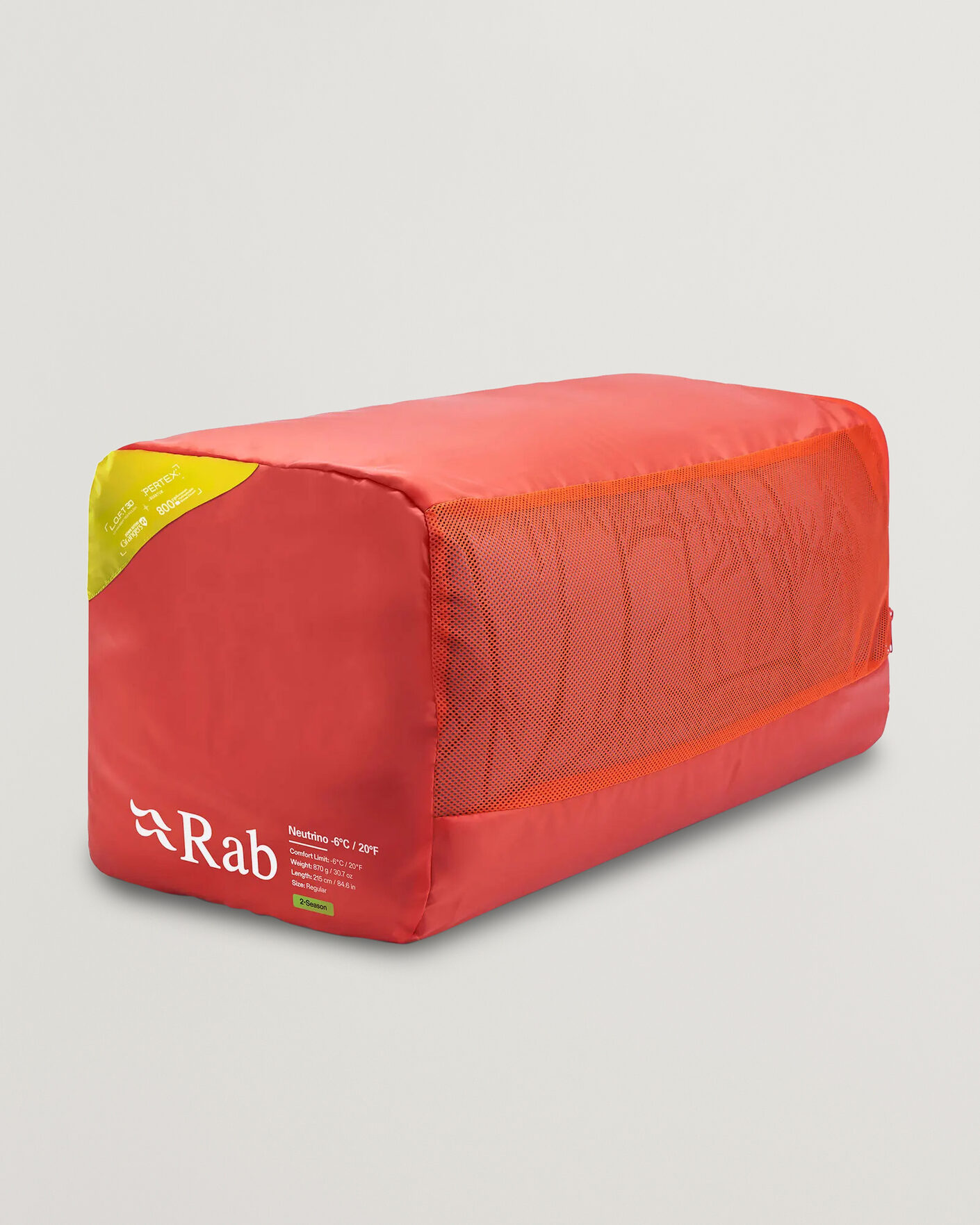 Heren | Outdoor living | Rab | Neutrino -6C Sleeping Bag Regular Graphene/Dark Pollen