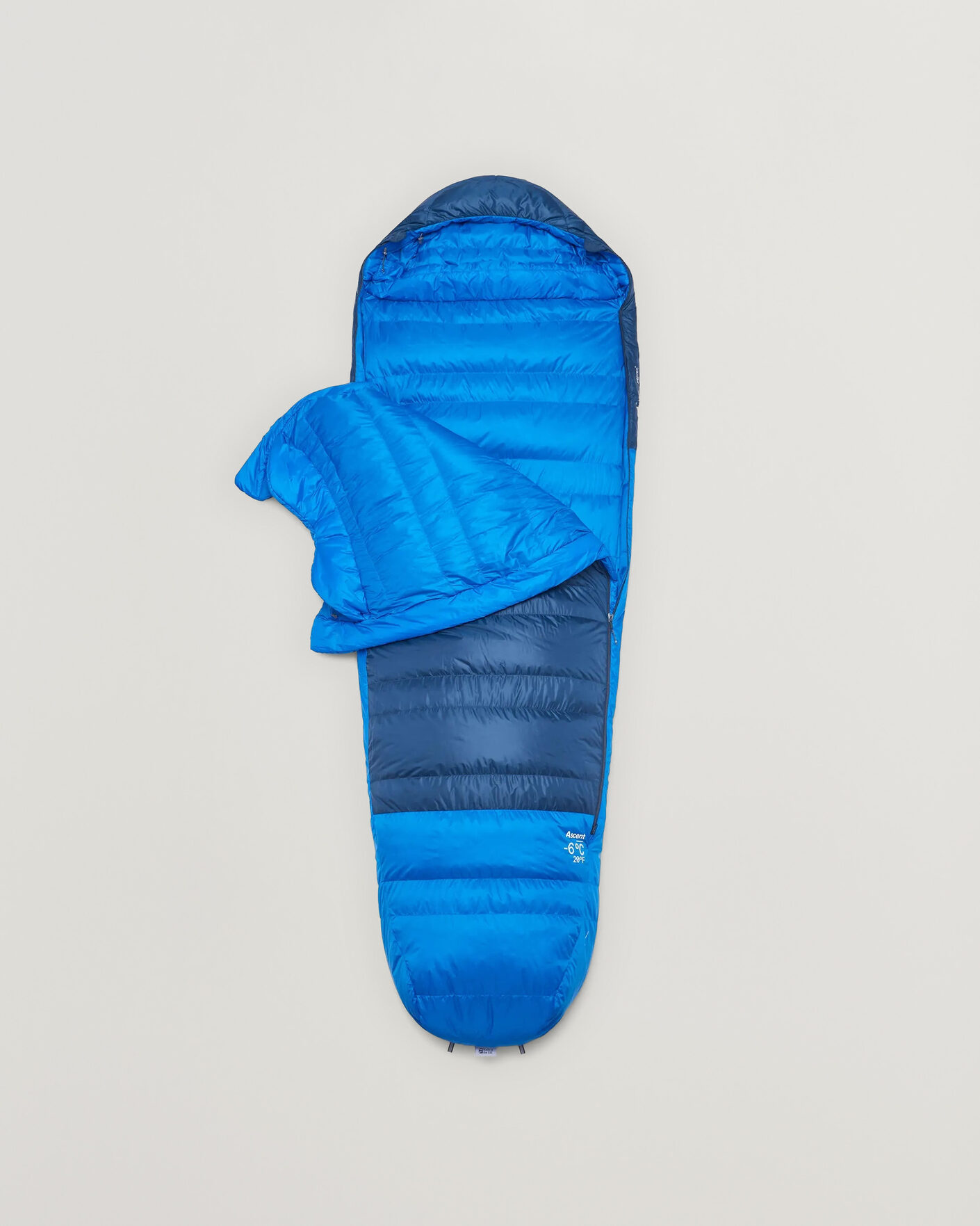 Heren | Outdoor living | Rab | Ascent -6 Sleeping Bag Regular Tempest Blue/Maya Blue