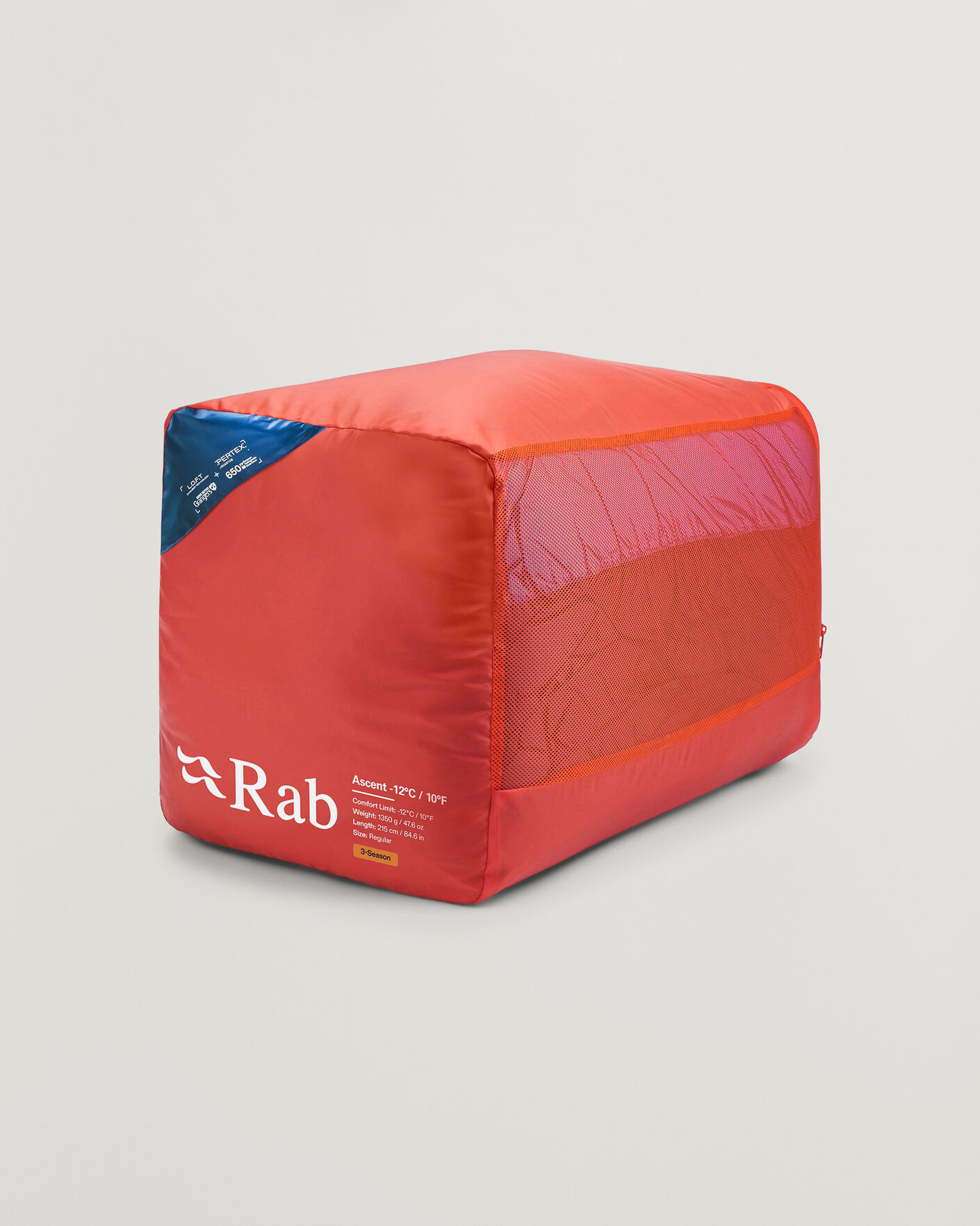 Heren | Outdoor living | Rab | Ascent -12 Sleeping Bag Regular Tempest Blue/Maya Blue