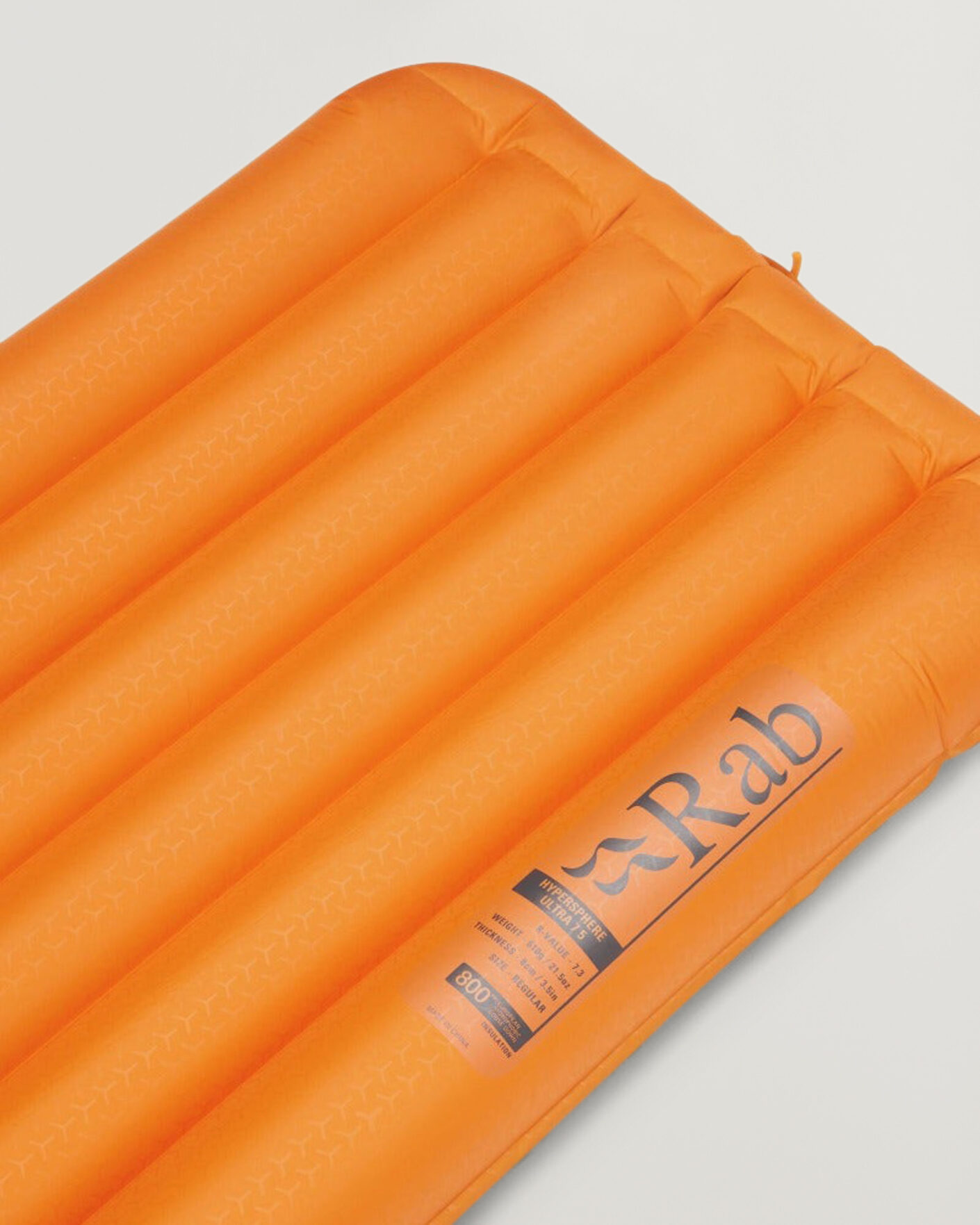 Heren | Outdoor living | Rab | Hypersphere Ultra 7,5 Down Air Mat Marmalade