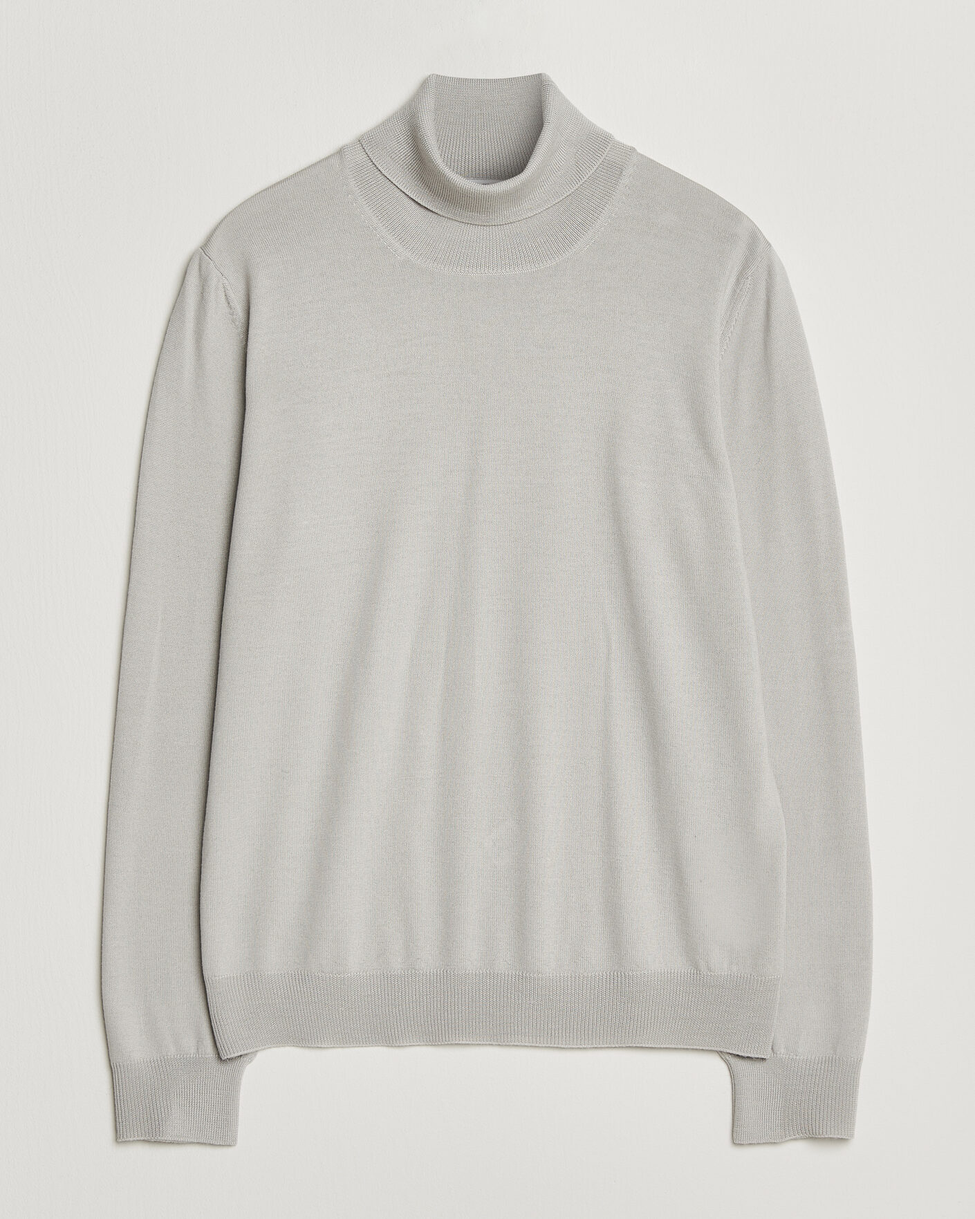 Heren | Truien | Gran Sasso | Merino Fashion Fit Rollneck Light Beige