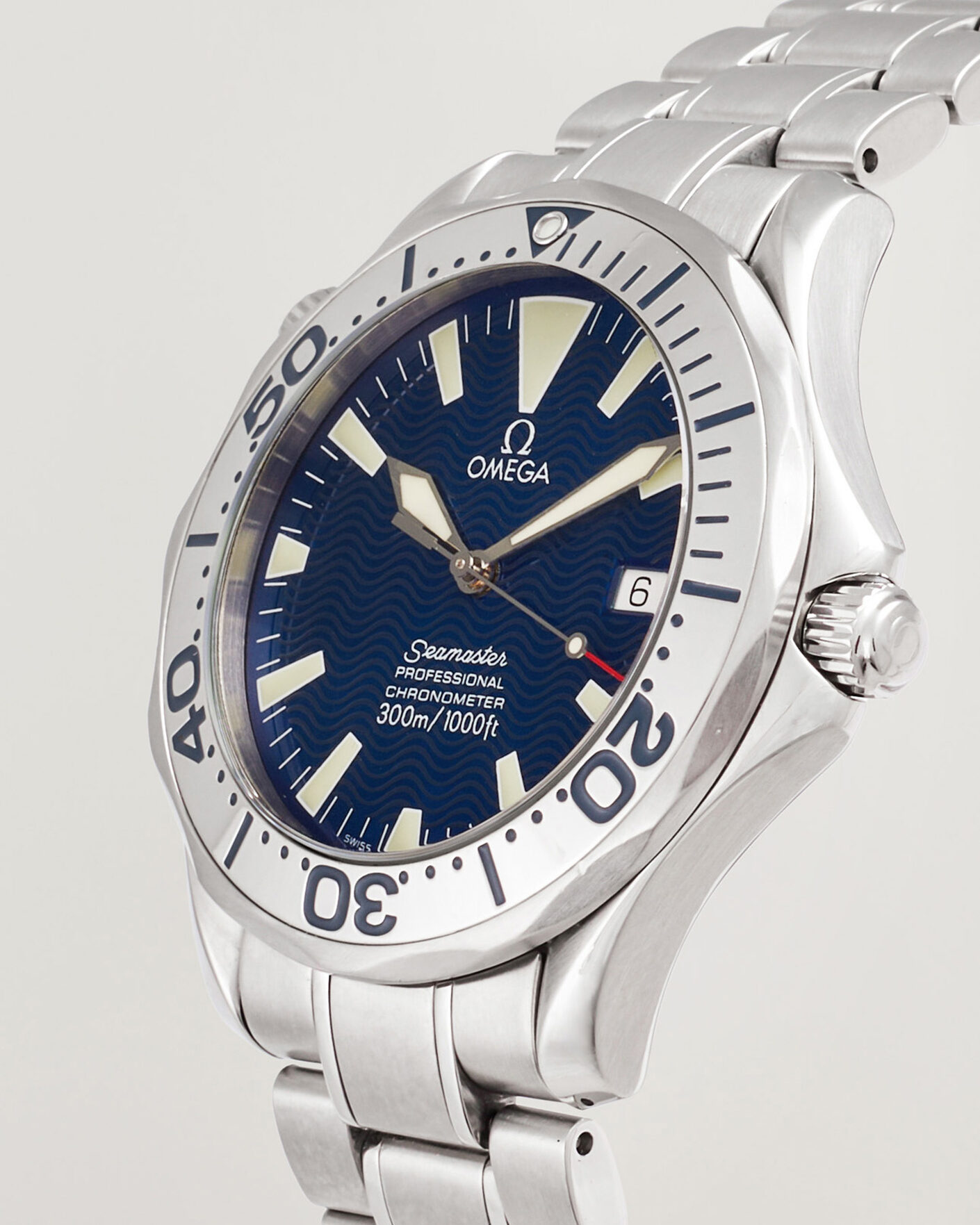 Heren | Pre-Owned & Vintage Watches | Omega Pre-Owned | Seamaster 300M Electric Blue