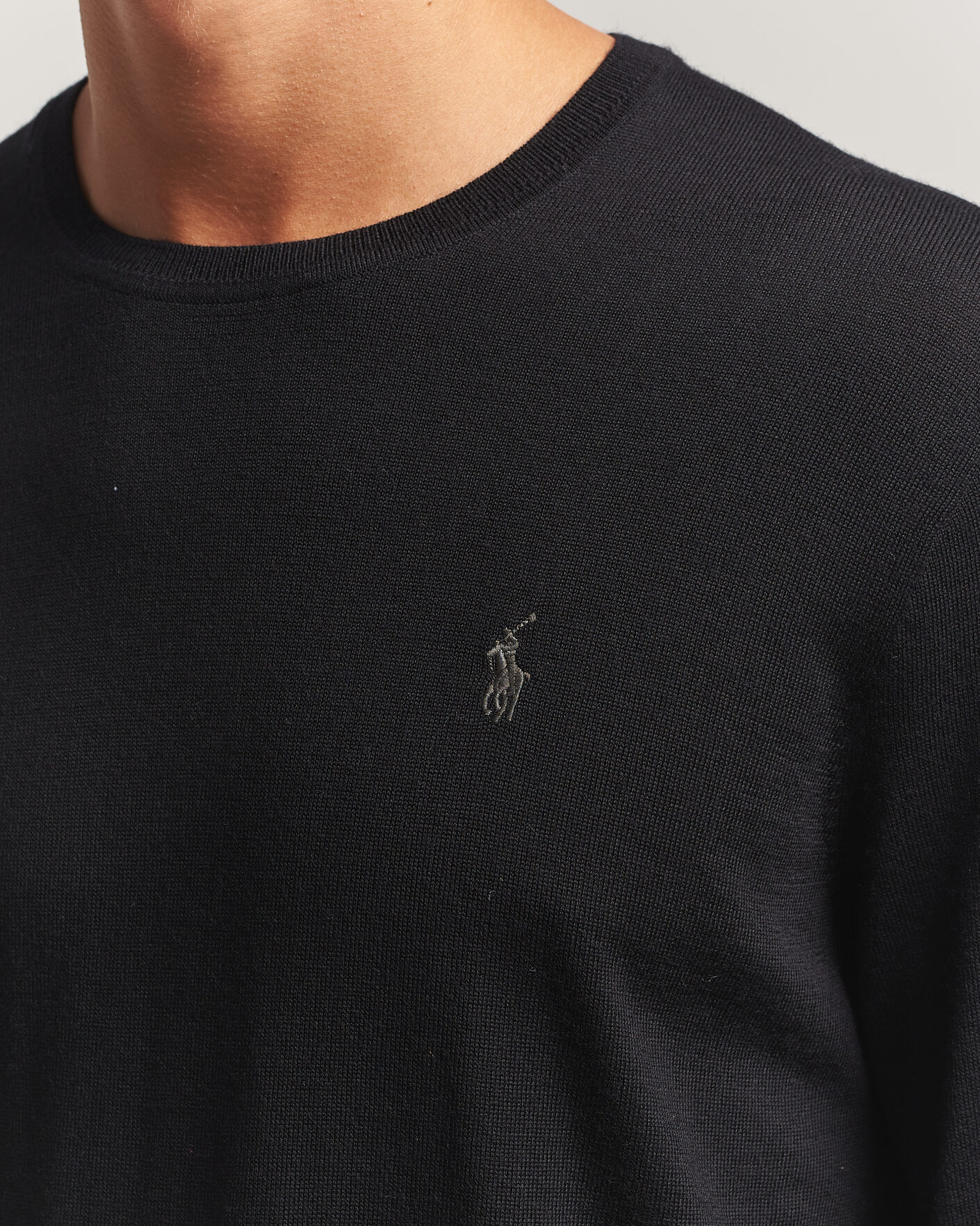 Heren | Truien | Polo Ralph Lauren | Long Sleeve Pullover Polo Black