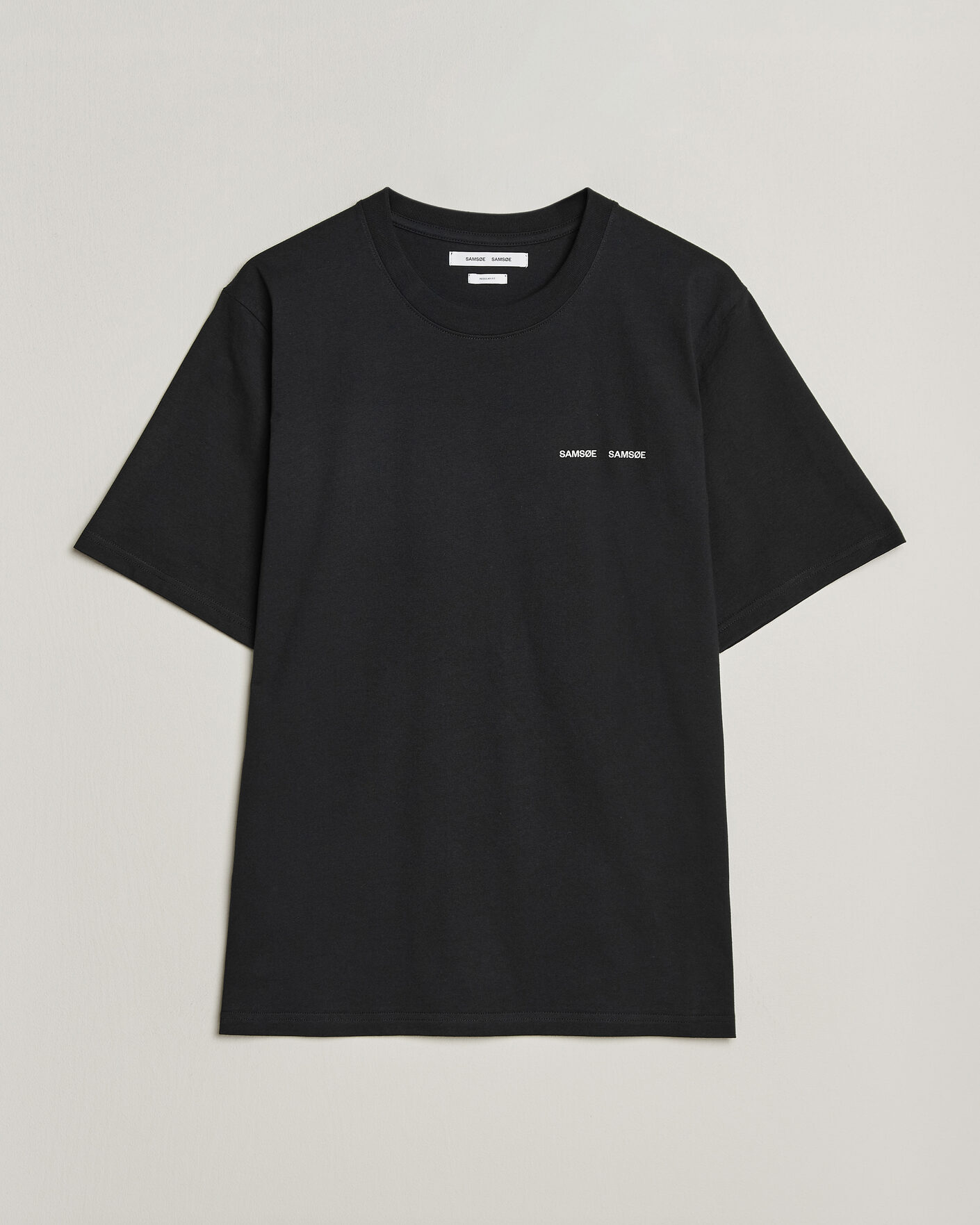 Heren | T-shirts | Samsøe Samsøe | Thomas Cotton T-Shirt Black