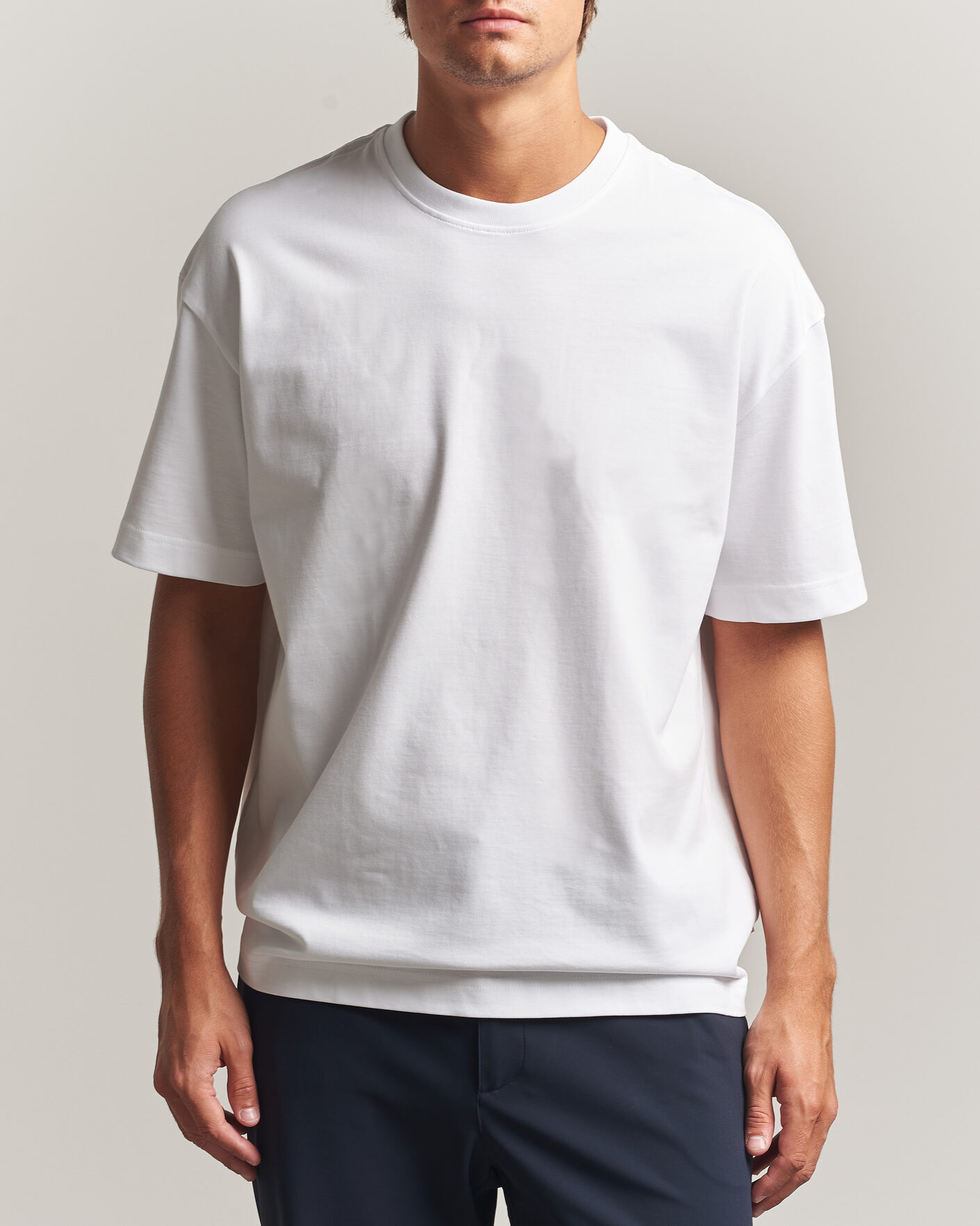 Heren | T-shirts | Samsøe Samsøe | Jason Heavy Cotton T-Shirt White