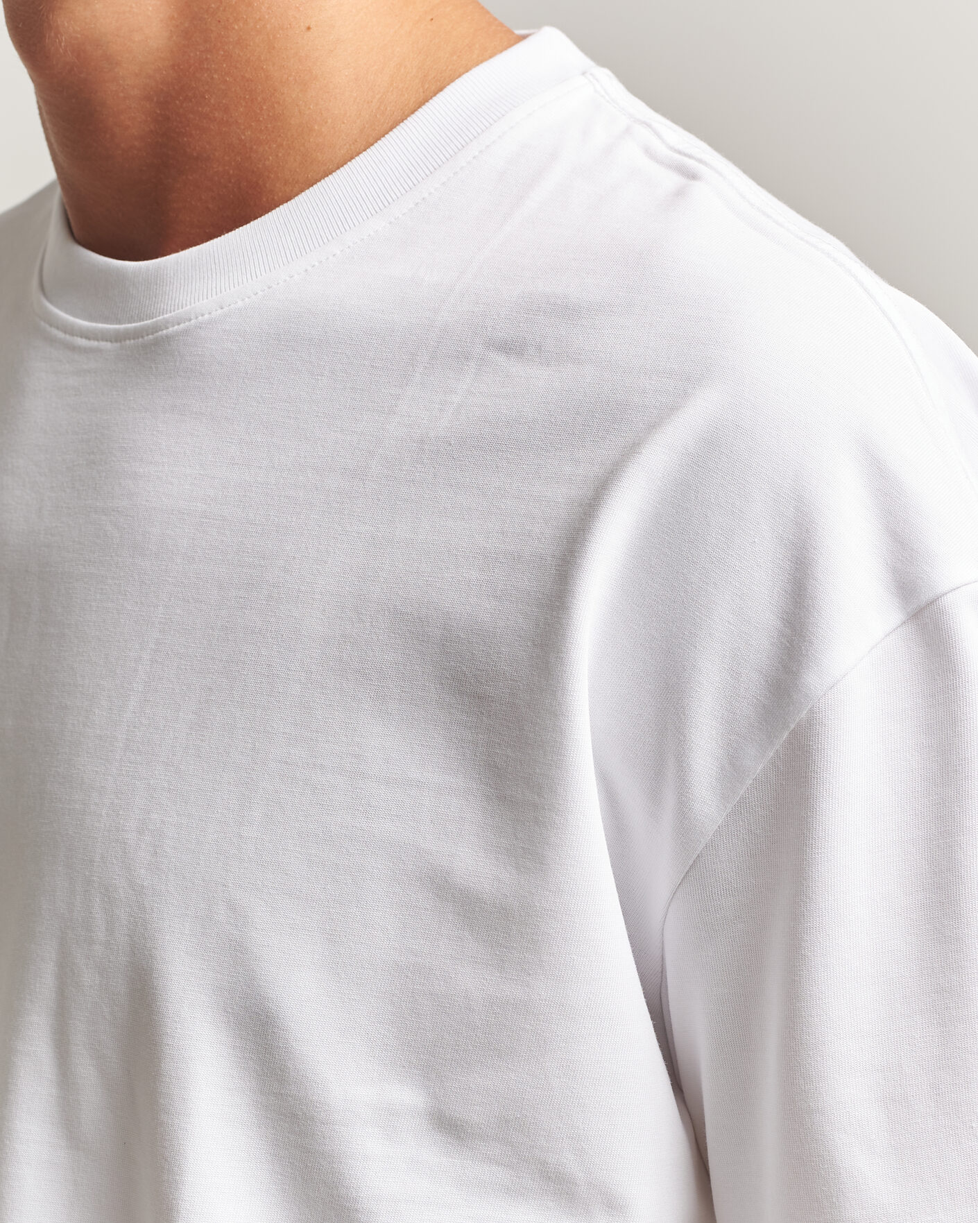 Heren | T-shirts | Samsøe Samsøe | Jason Heavy Cotton T-Shirt White