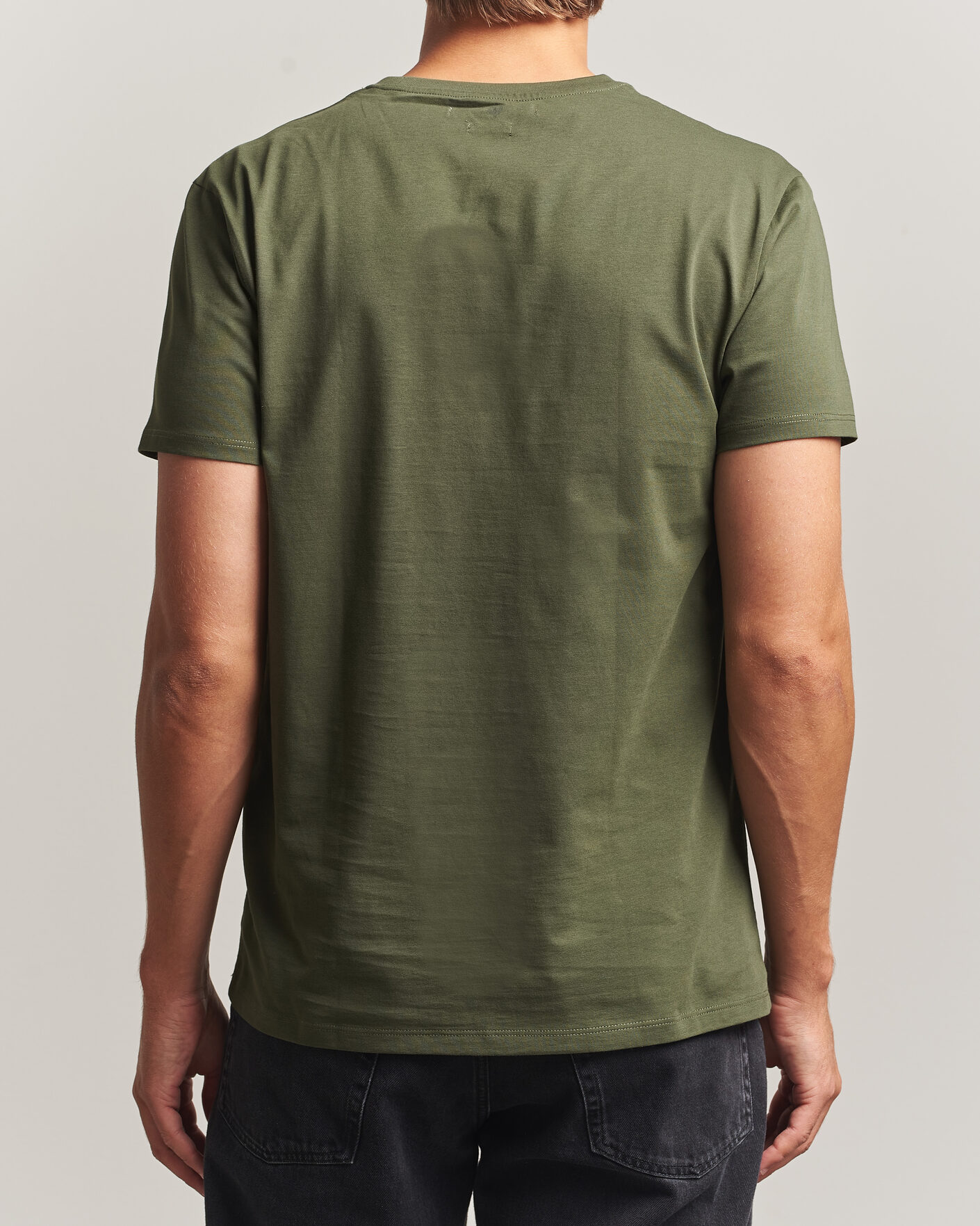 Heren | T-shirts | Samsøe Samsøe | Kronos Cotton T-Shirt Forest Night