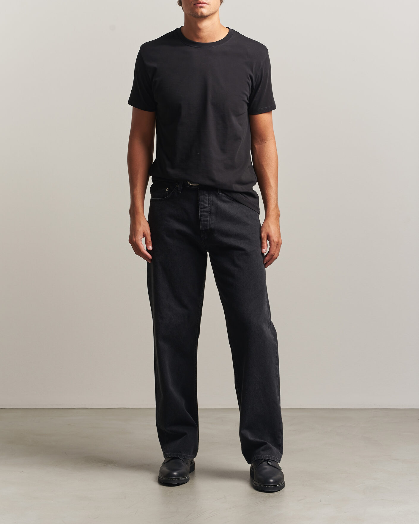 Heren | T-shirts | Samsøe Samsøe | Kronos Cotton T-Shirt Black