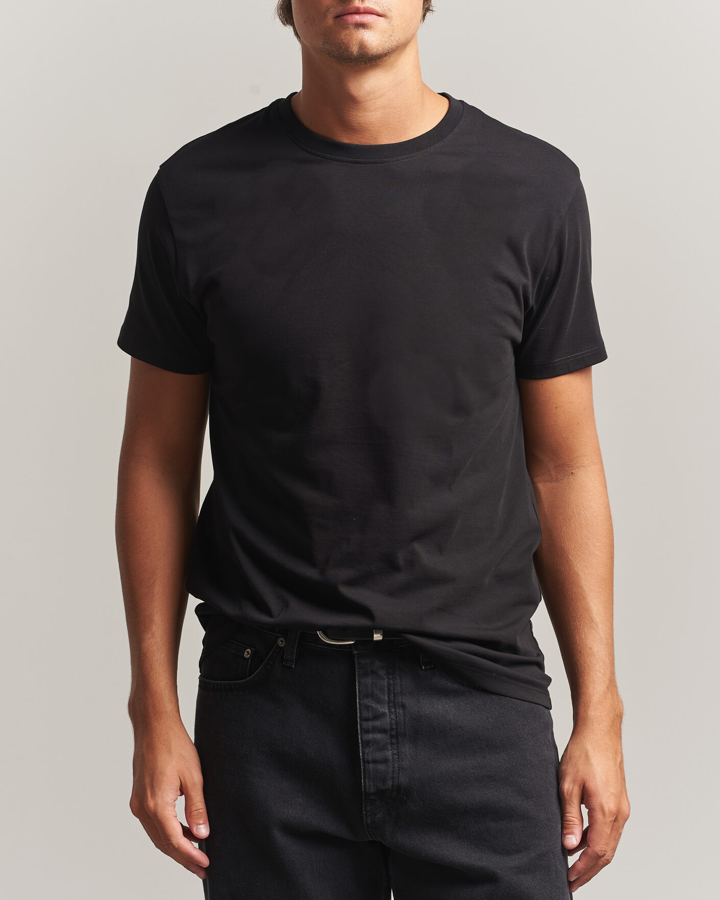 Heren | T-shirts | Samsøe Samsøe | Kronos Cotton T-Shirt Black