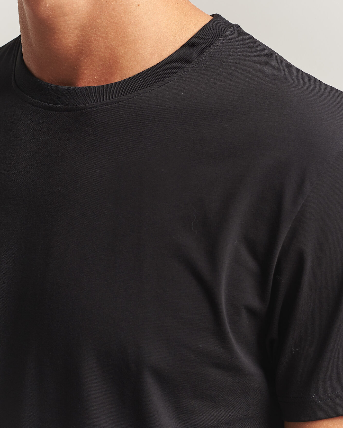 Heren | T-shirts | Samsøe Samsøe | Kronos Cotton T-Shirt Black