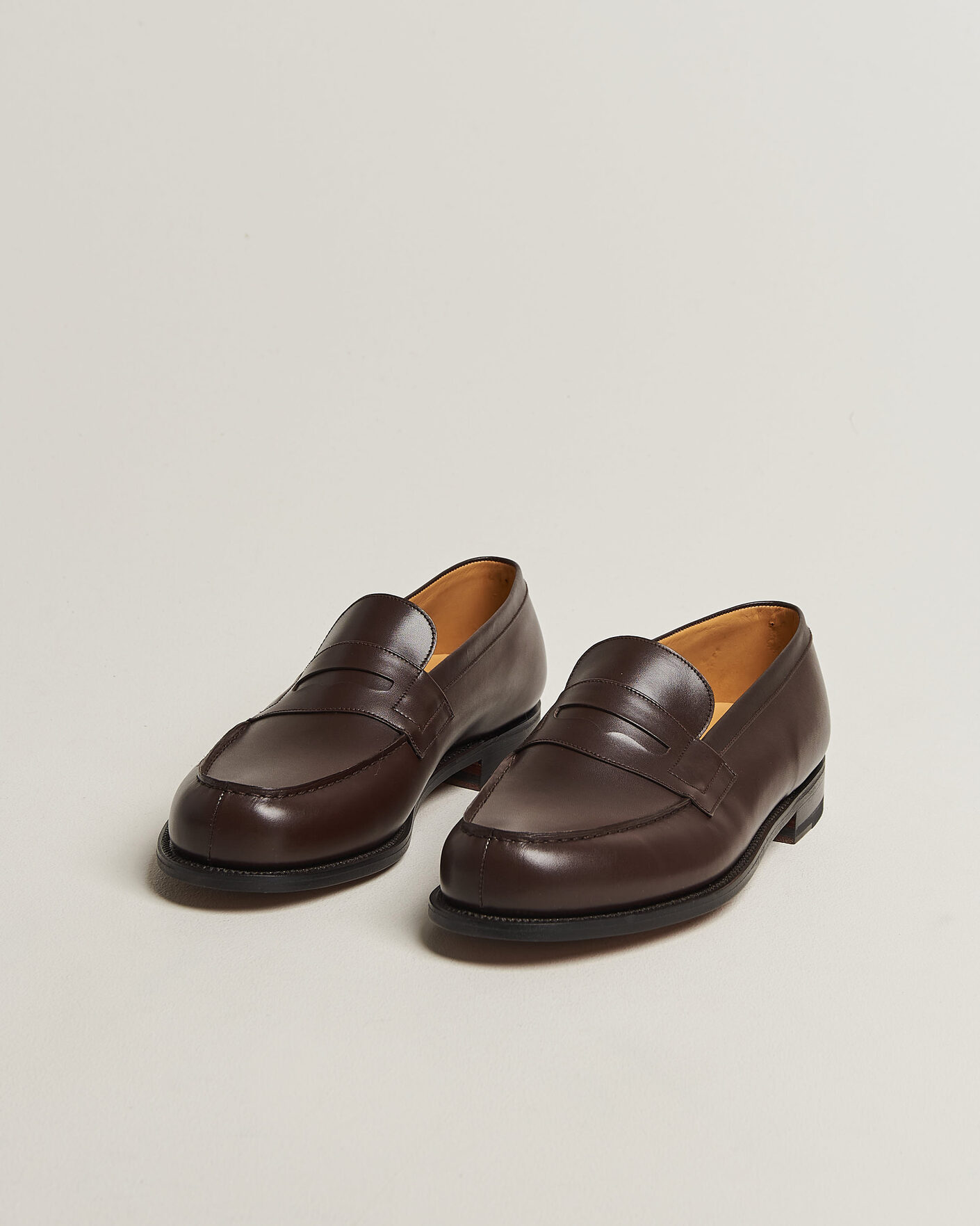 Heren | Instappers | J.M. Weston | 180 Penny Loafer Brown Calf