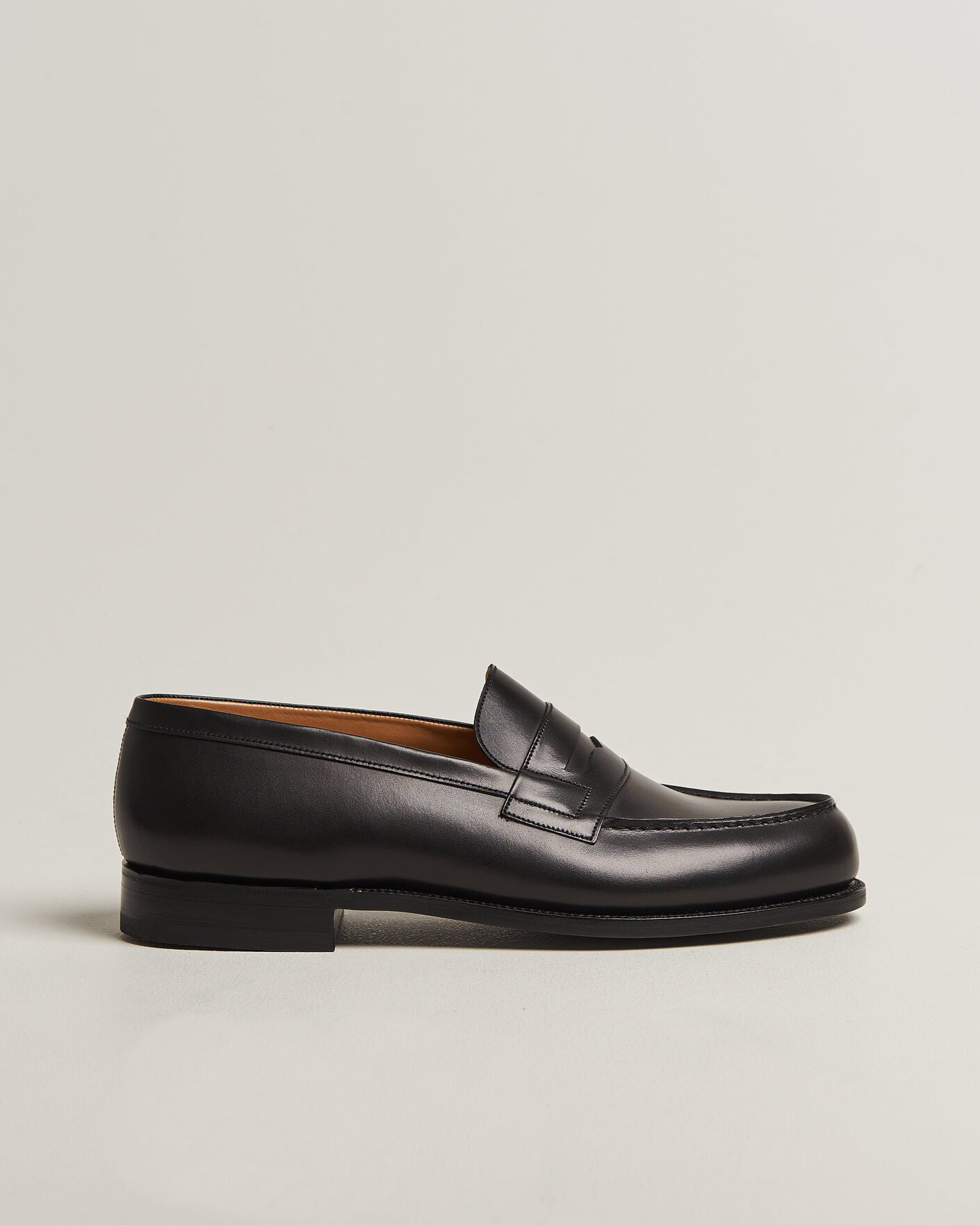 Heren | Instappers | J.M. Weston | 180 Penny Loafer Black Calf