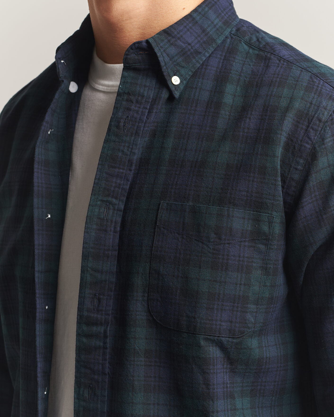 Heren | Overhemden | BEAMS PLUS | Button Down Shirt Black Watch