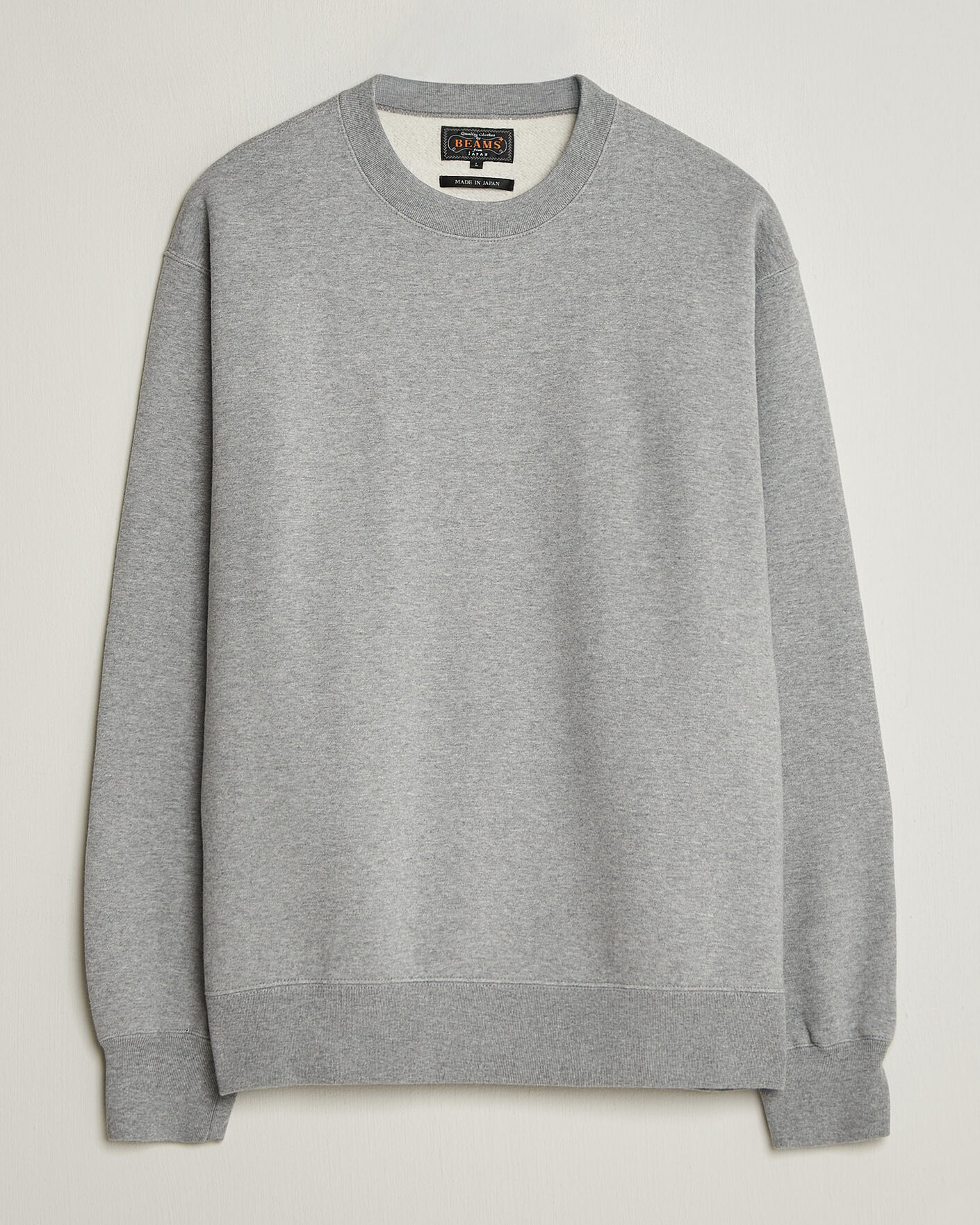 Heren | Truien | BEAMS PLUS | Soft Sweat Crew Neck Grey