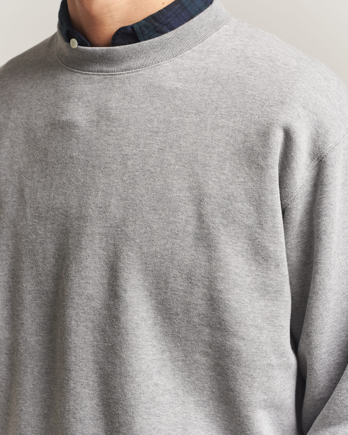 Heren | Truien | BEAMS PLUS | Soft Sweat Crew Neck Grey