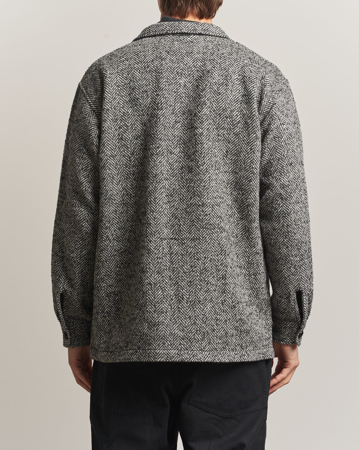 Heren | Jassen | BEAMS PLUS | Wool Herringbone Jacket Grey