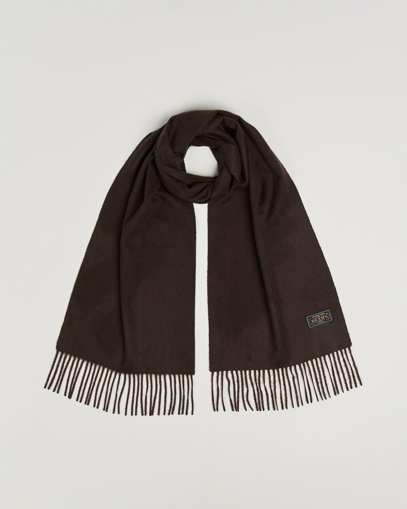 Heren | Sjaals | BEAMS PLUS | Cashmere Scarf Dark Brown