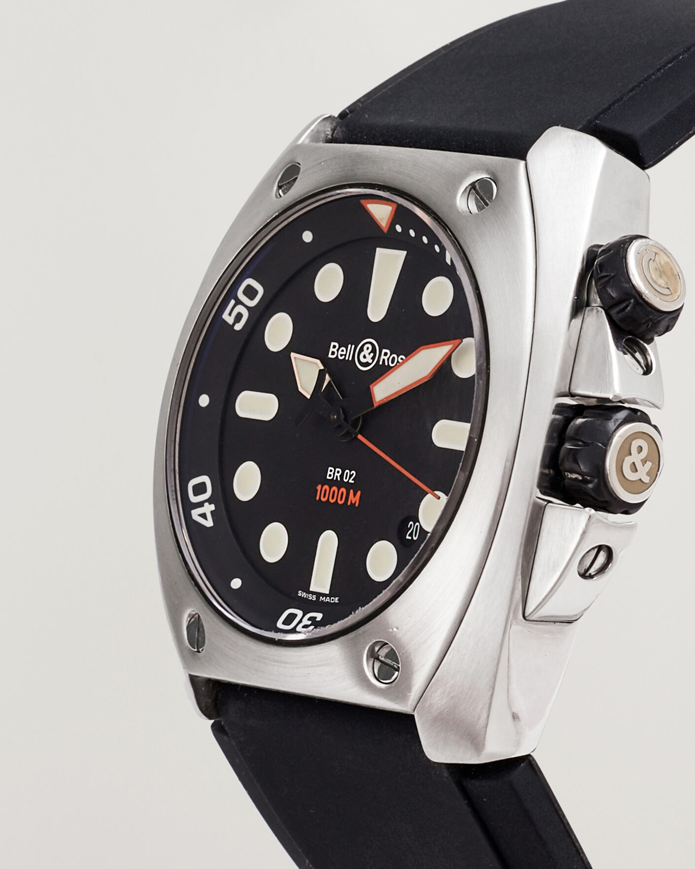 Heren | Pre-Owned & Vintage Watches | Bell & Ross Pre-Owned | BR02-20 Steel 