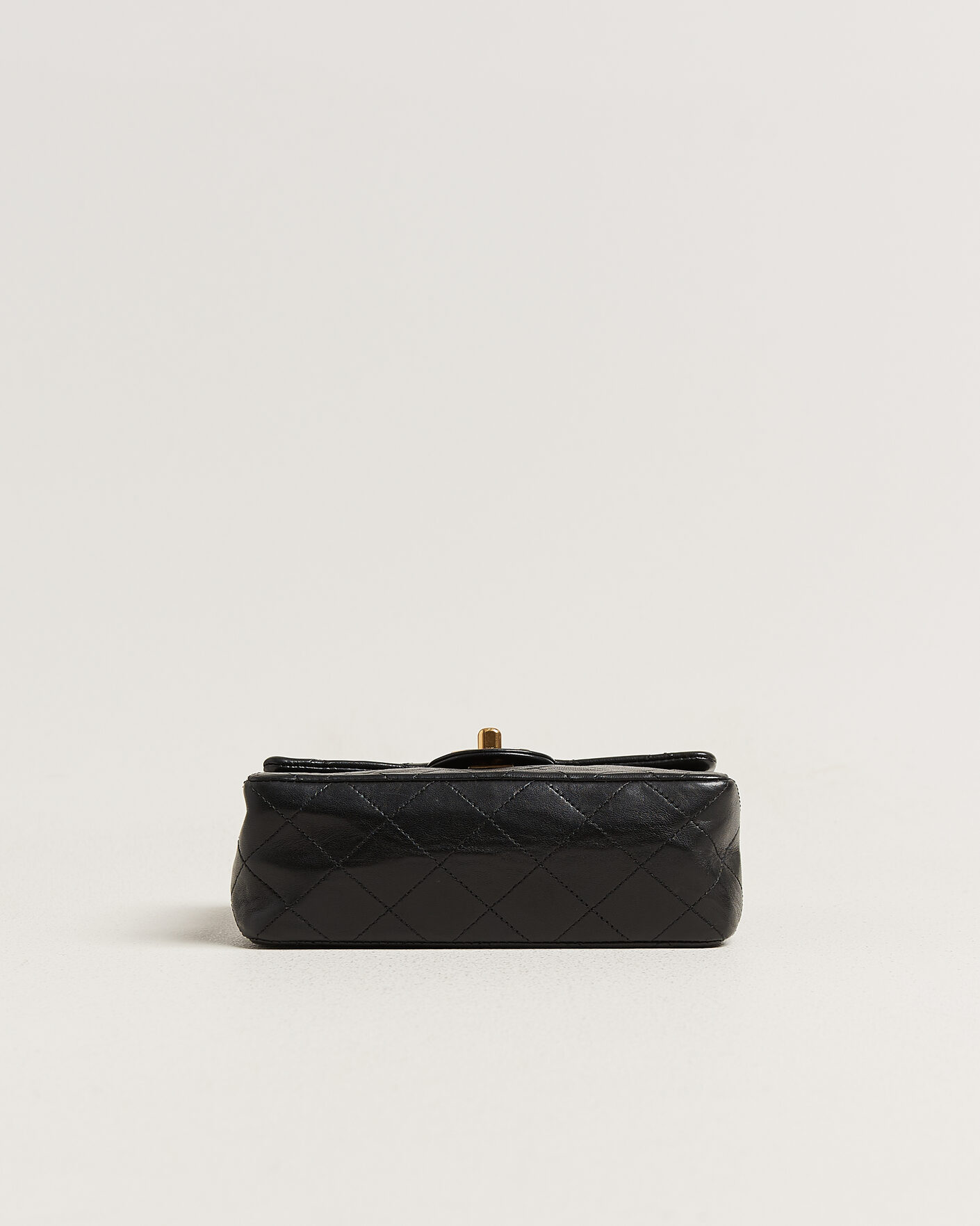 Heren | Pre-Owned & Vintage Bags | Chanel Pre-Owned | Classic Mini Square Single Flap Bag Lambskin Black