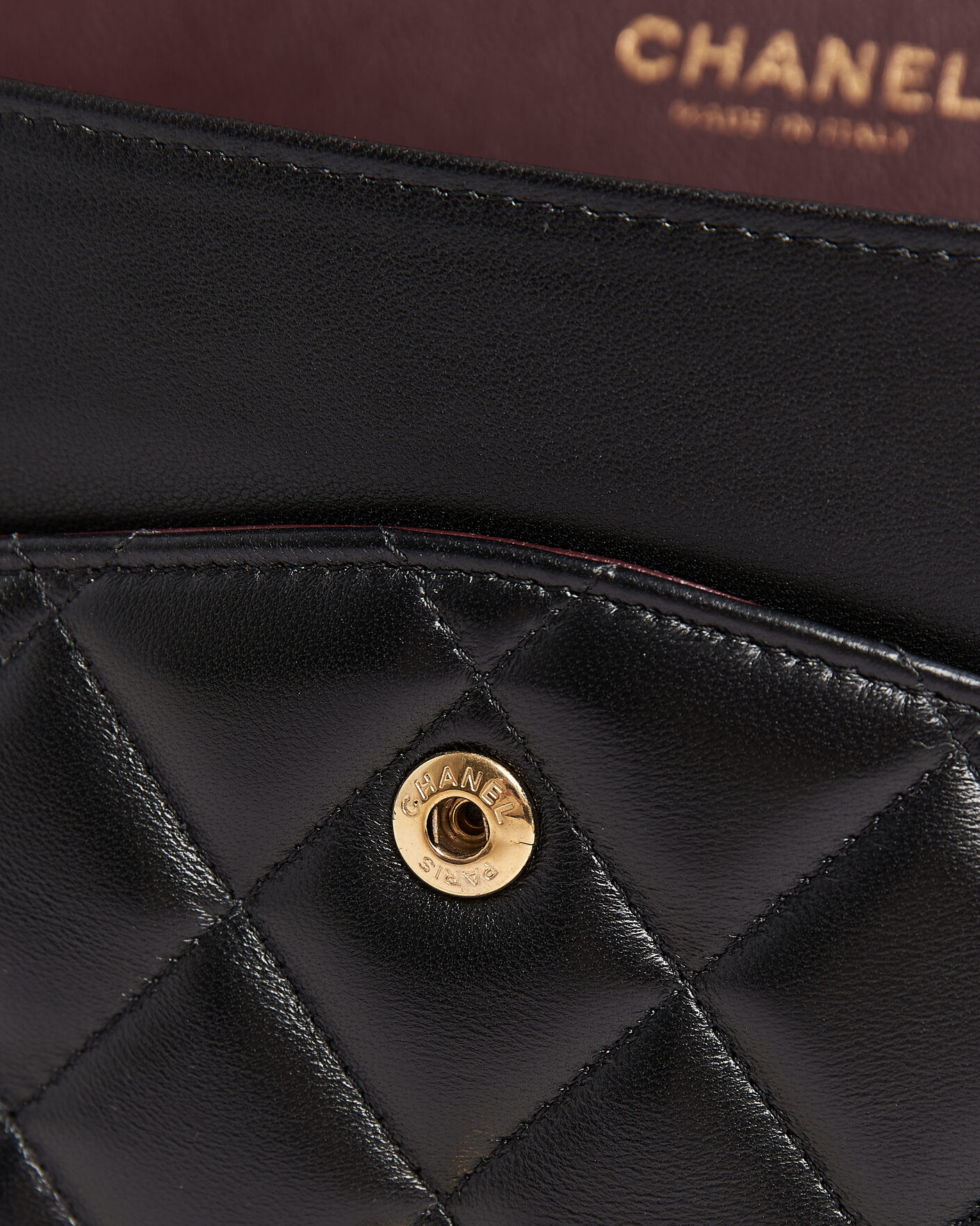Heren | Pre-Owned & Vintage Bags | Chanel Pre-Owned | Classic Jumbo Double Flap Bag Lambskin Black