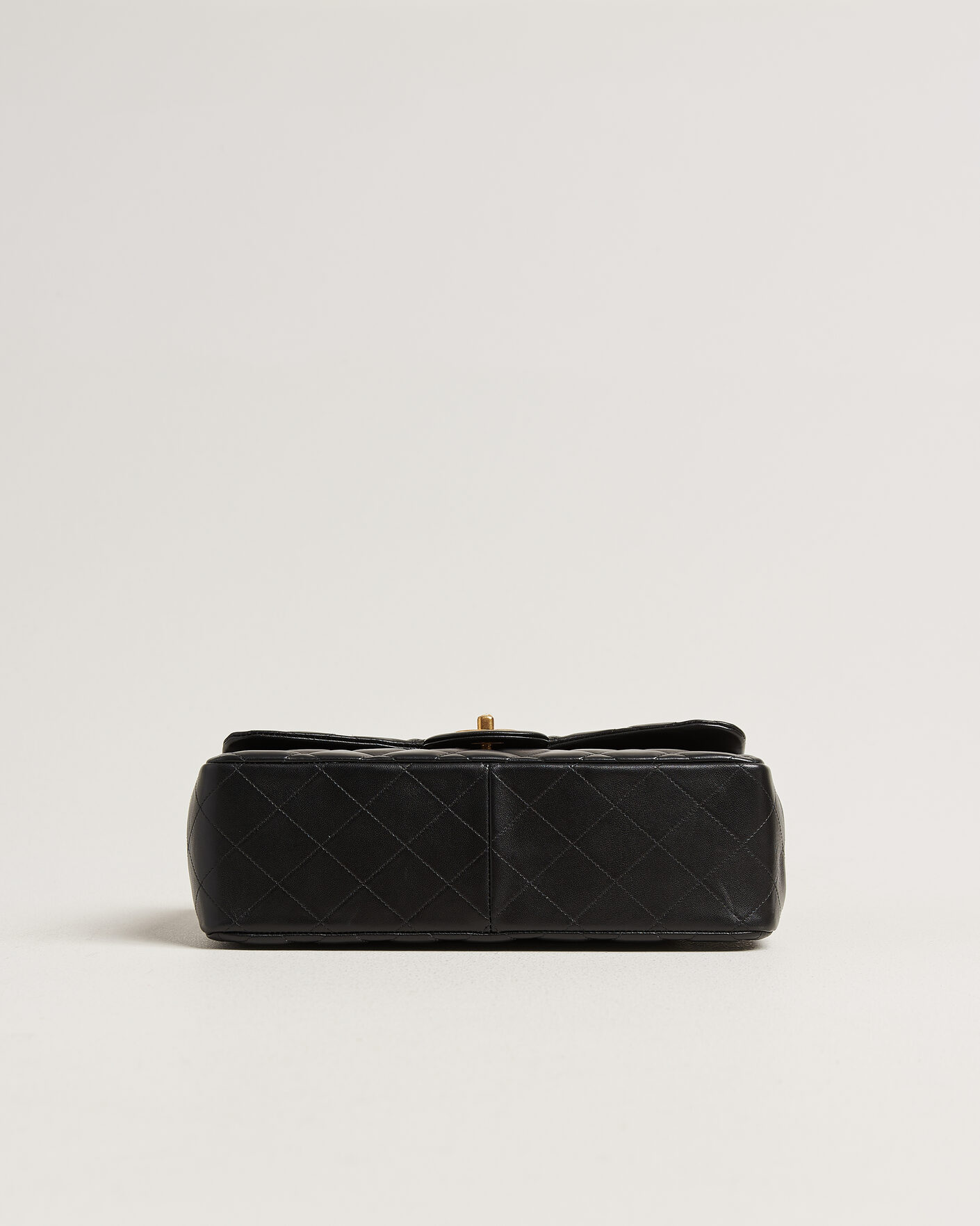 Heren | Pre-Owned & Vintage Bags | Chanel Pre-Owned | Classic Jumbo Double Flap Bag Lambskin Black