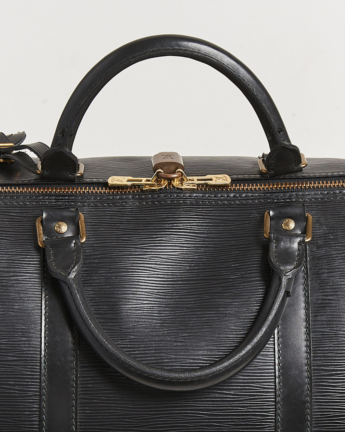 Heren | Pre-Owned & Vintage Bags | Louis Vuitton Pre-Owned | Keepall 60 Epi Leather Black