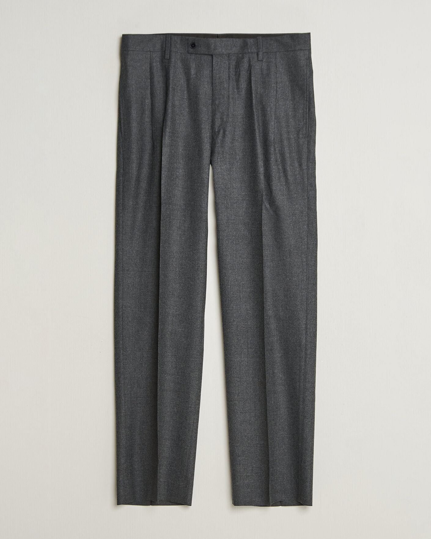 Heren | Broeken | Auralee | Super Light Wool Pants Charcoal