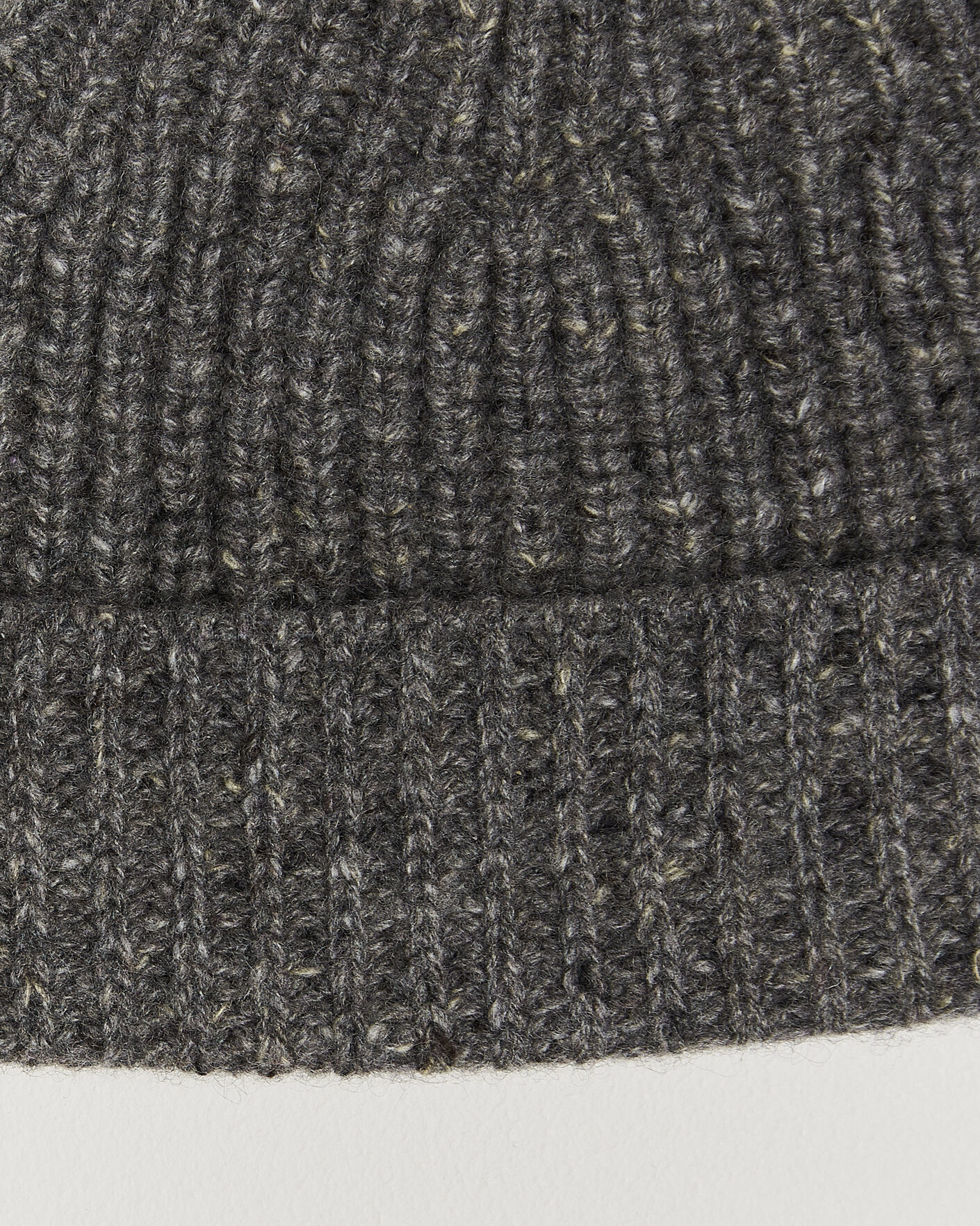 Heren | Mutsen | Auralee | Cashmere Nep Knit Cap Mix Gray