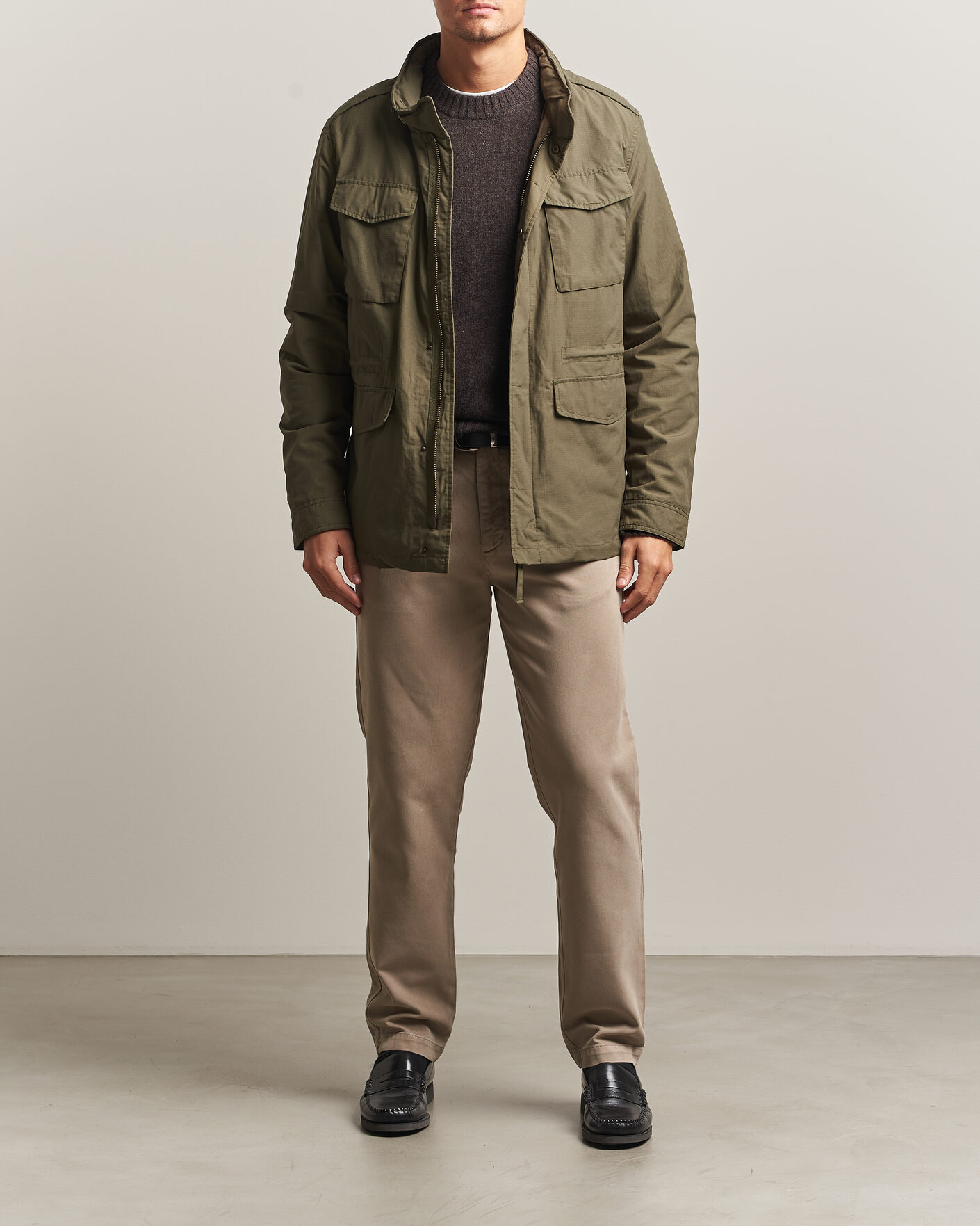 Heren | Jassen | A Day's March | Barnett M65 Jacket Olive