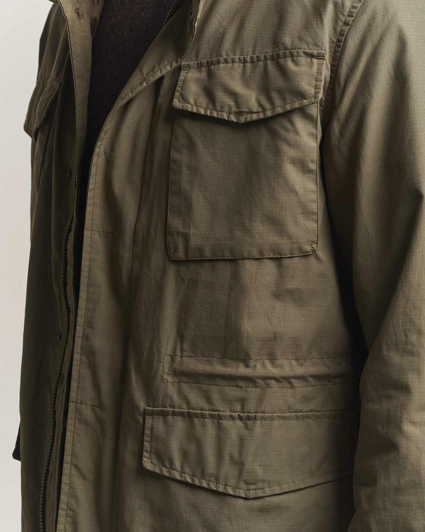 Heren | Jassen | A Day's March | Barnett M65 Jacket Olive