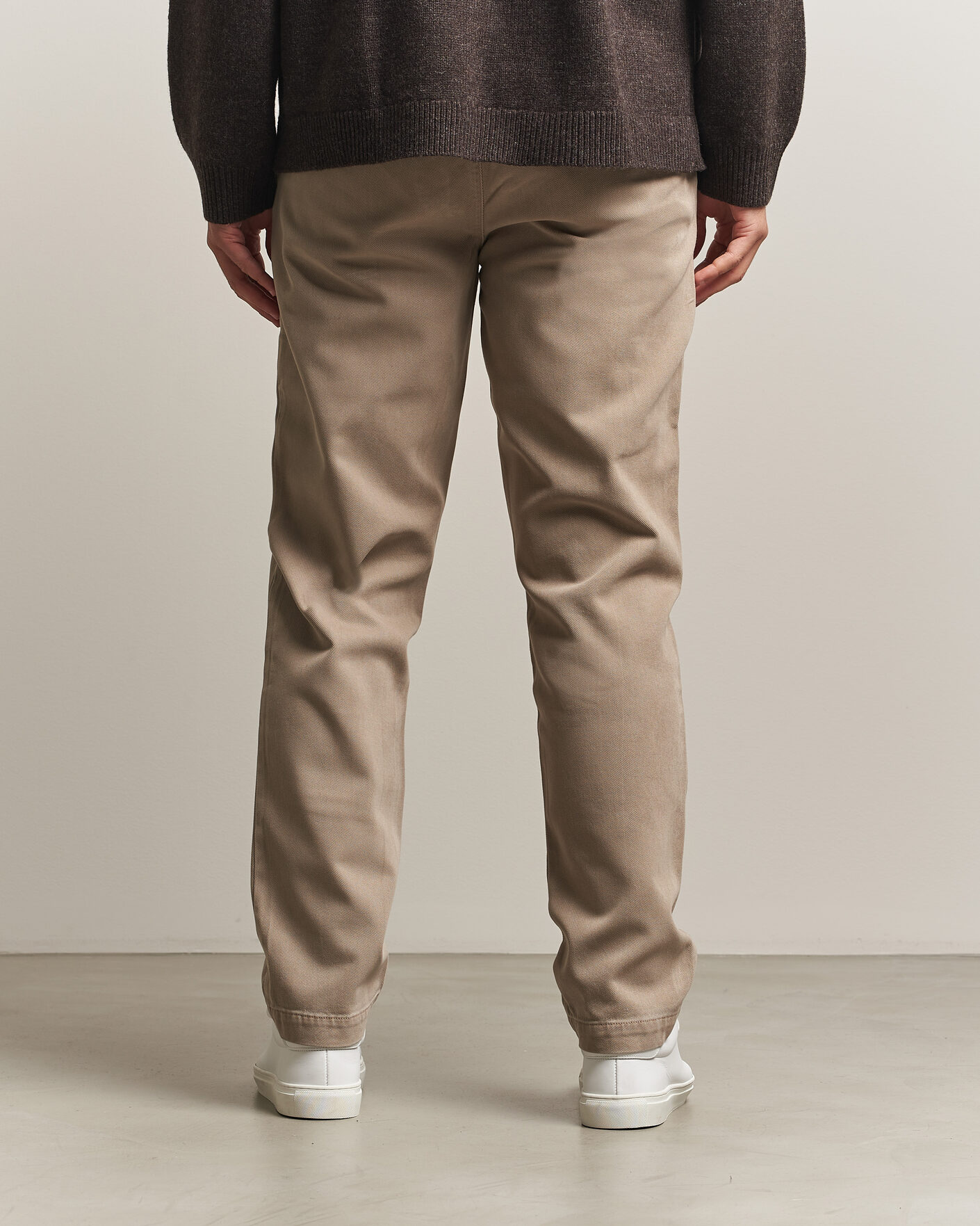 Heren | Broeken | A Day's March | Miller Cotton/Lyocell Trousers Greige