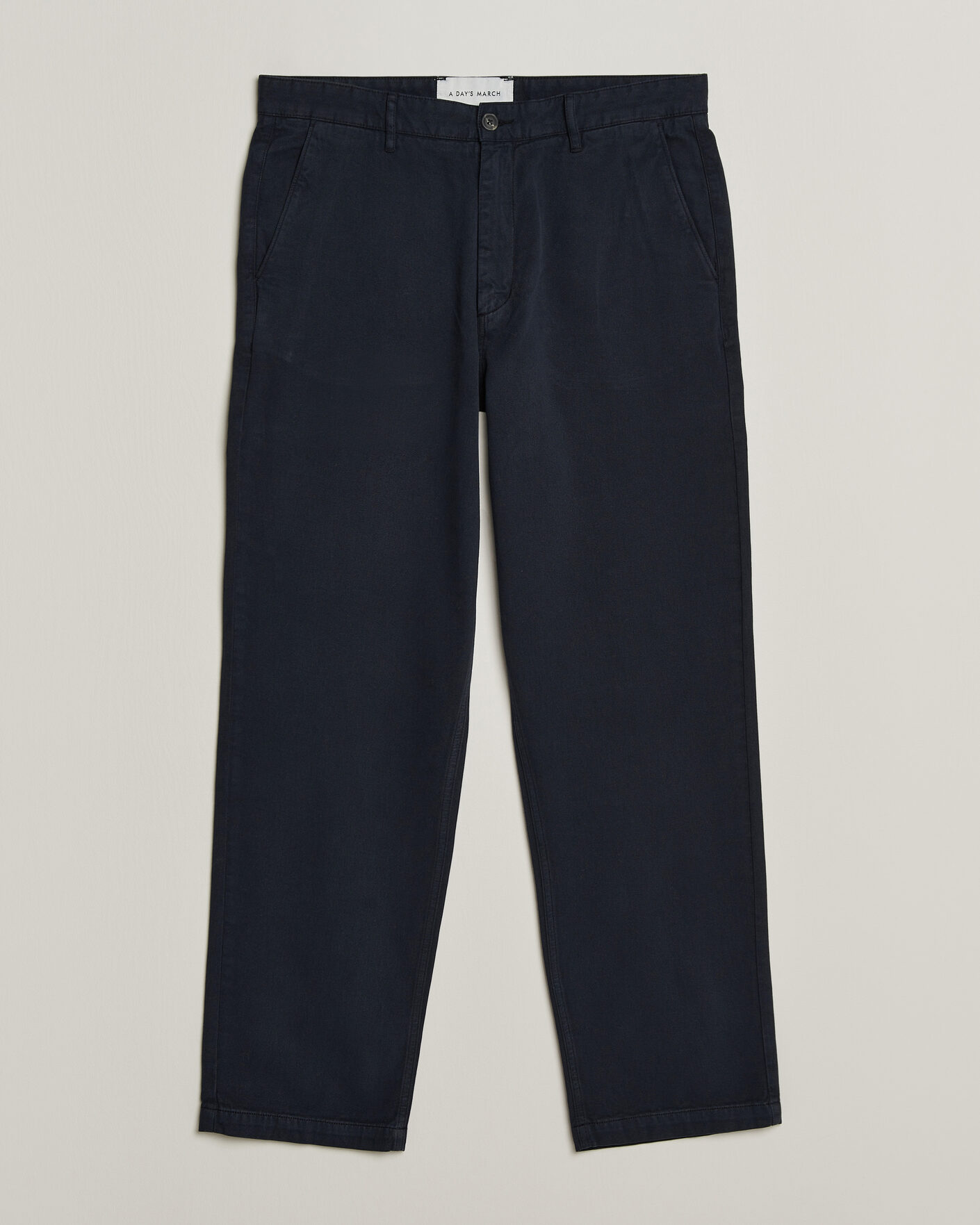 Heren | Broeken | A Day's March | Redwood Cotton Chinos Navy