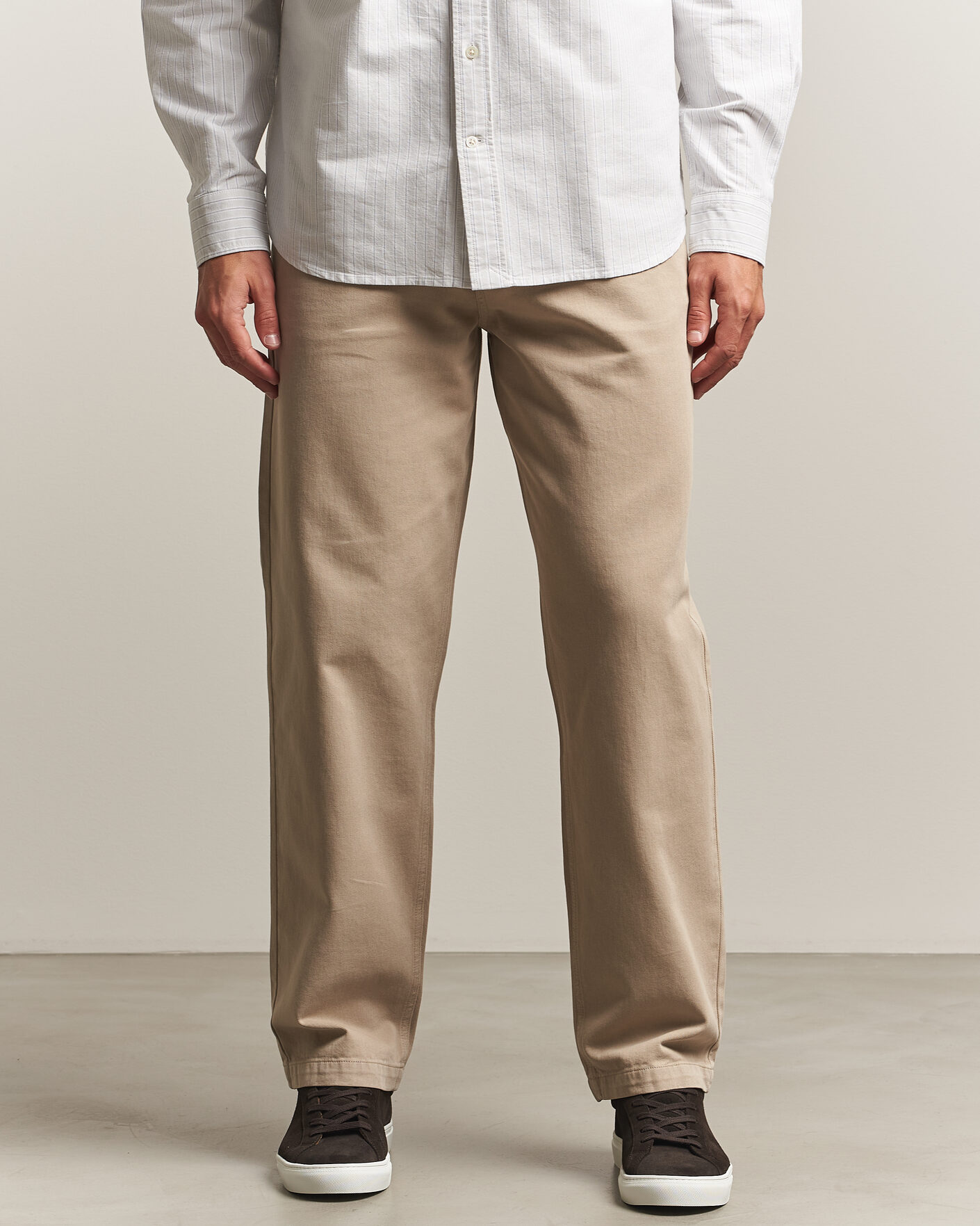 Heren | Broeken | A Day's March | Redwood Cotton Chinos Khaki