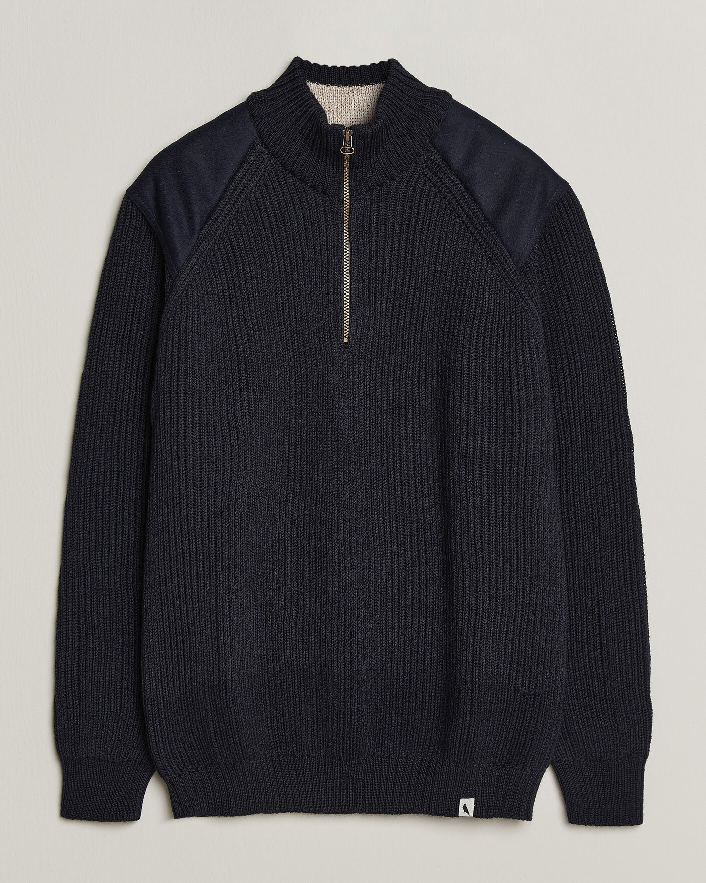 Heren | Truien | Peregrine | Foxton Quarter Zip Jumperr Navy
